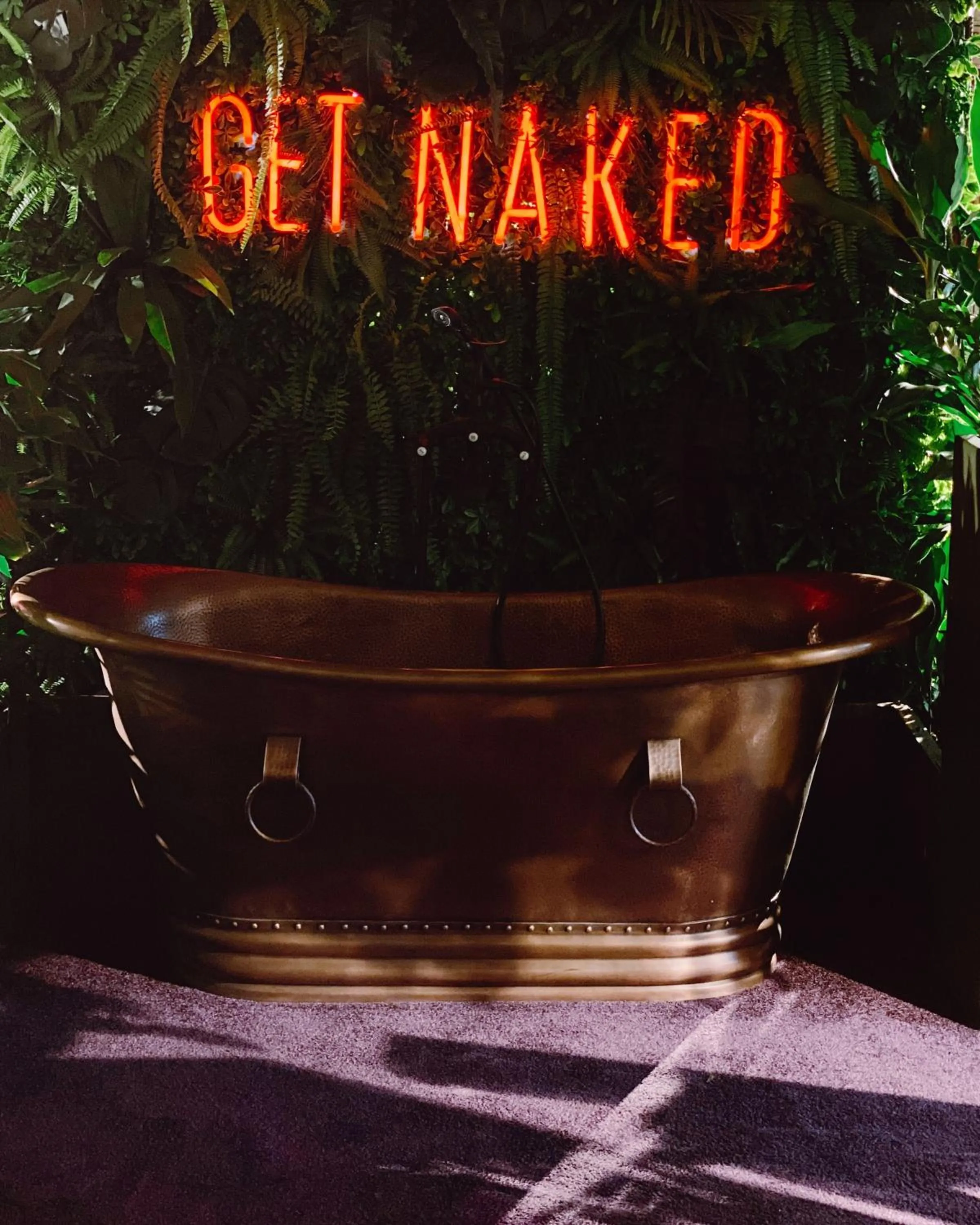 Text overlay in ONE66 Hotel