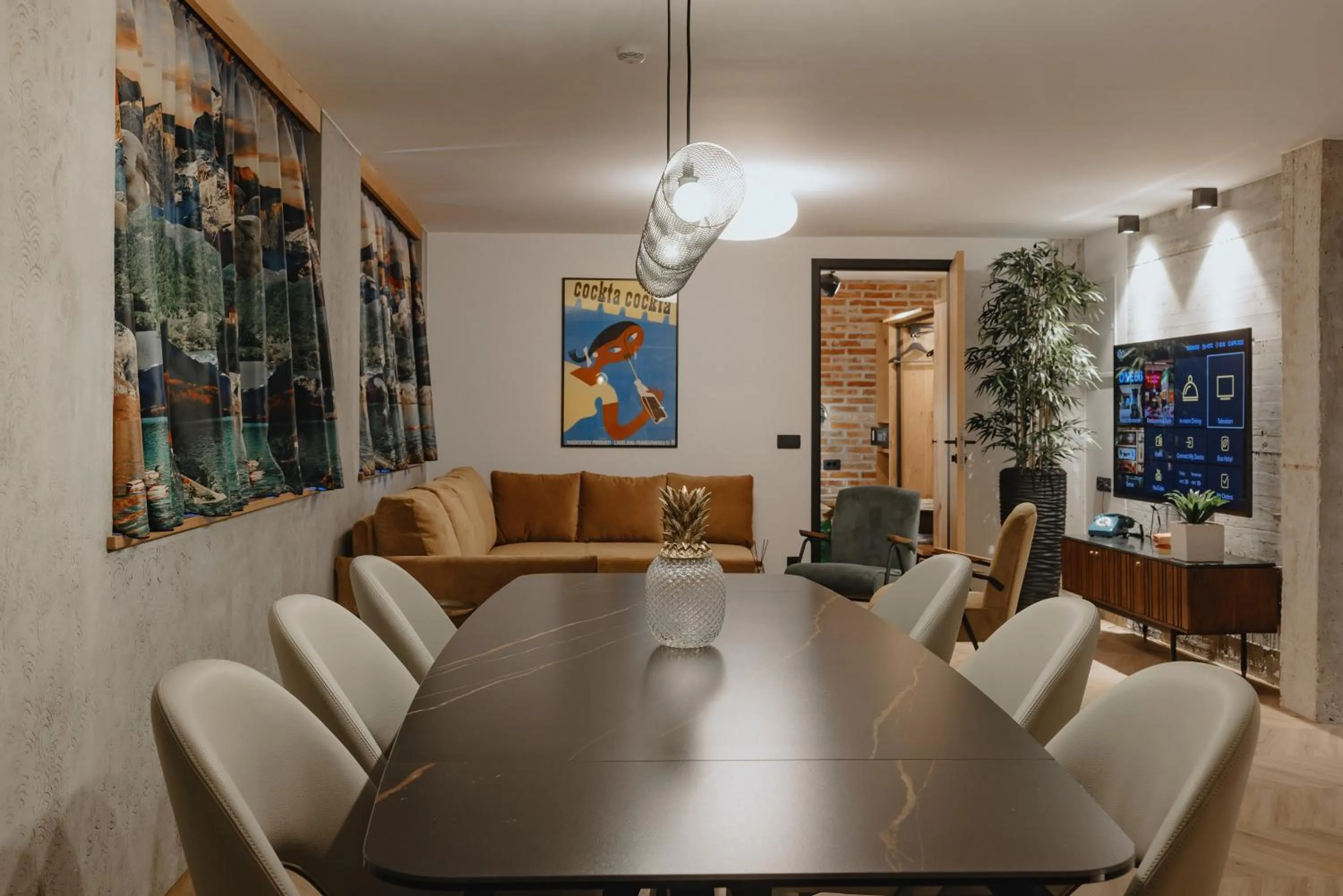 Dining area in ONE66 Hotel