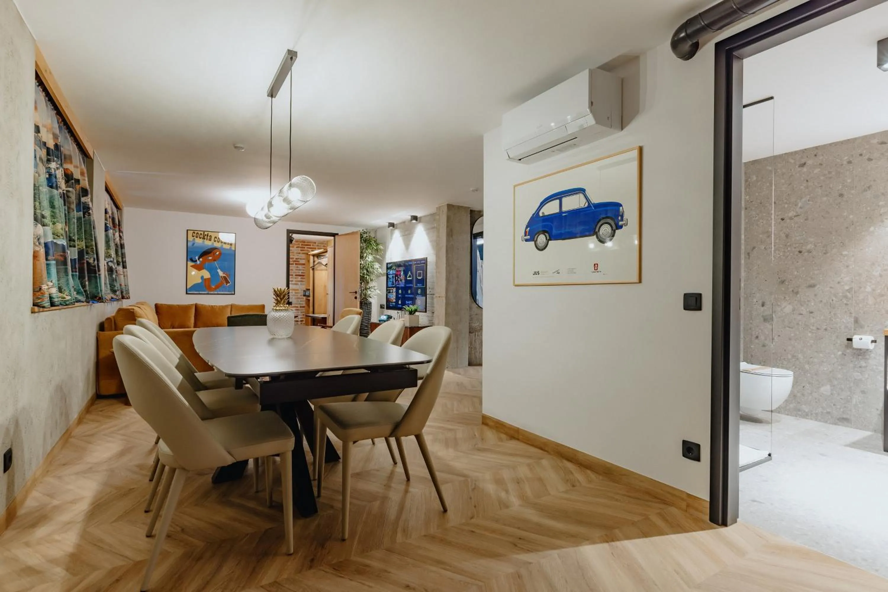 Dining area in ONE66 Hotel