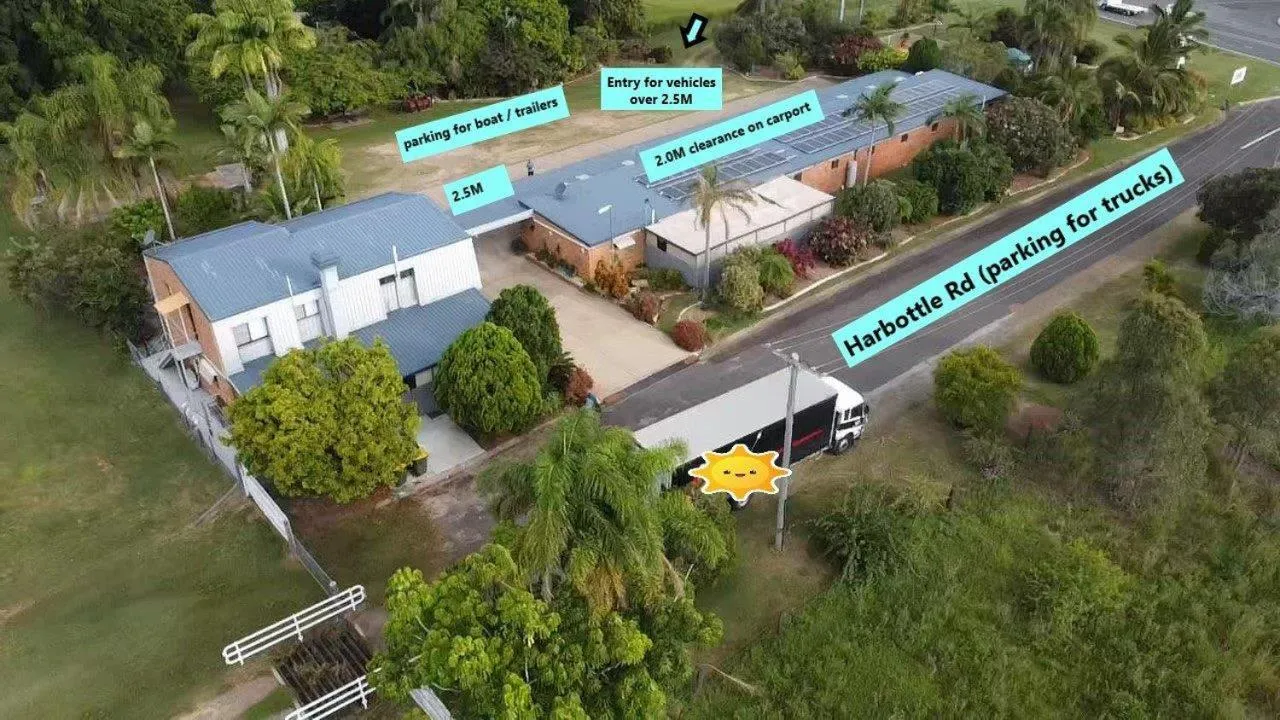 Bird's eye view in Benaraby Hilltop MotorInn