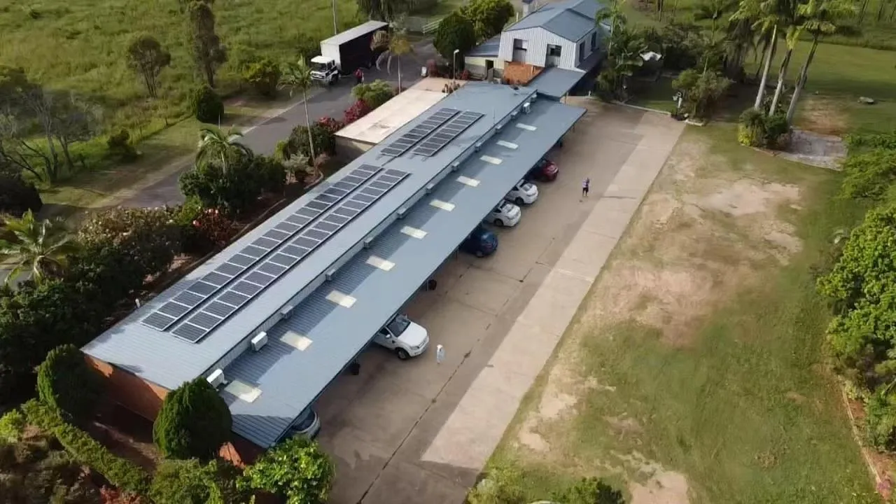 Bird's eye view in Benaraby Hilltop MotorInn