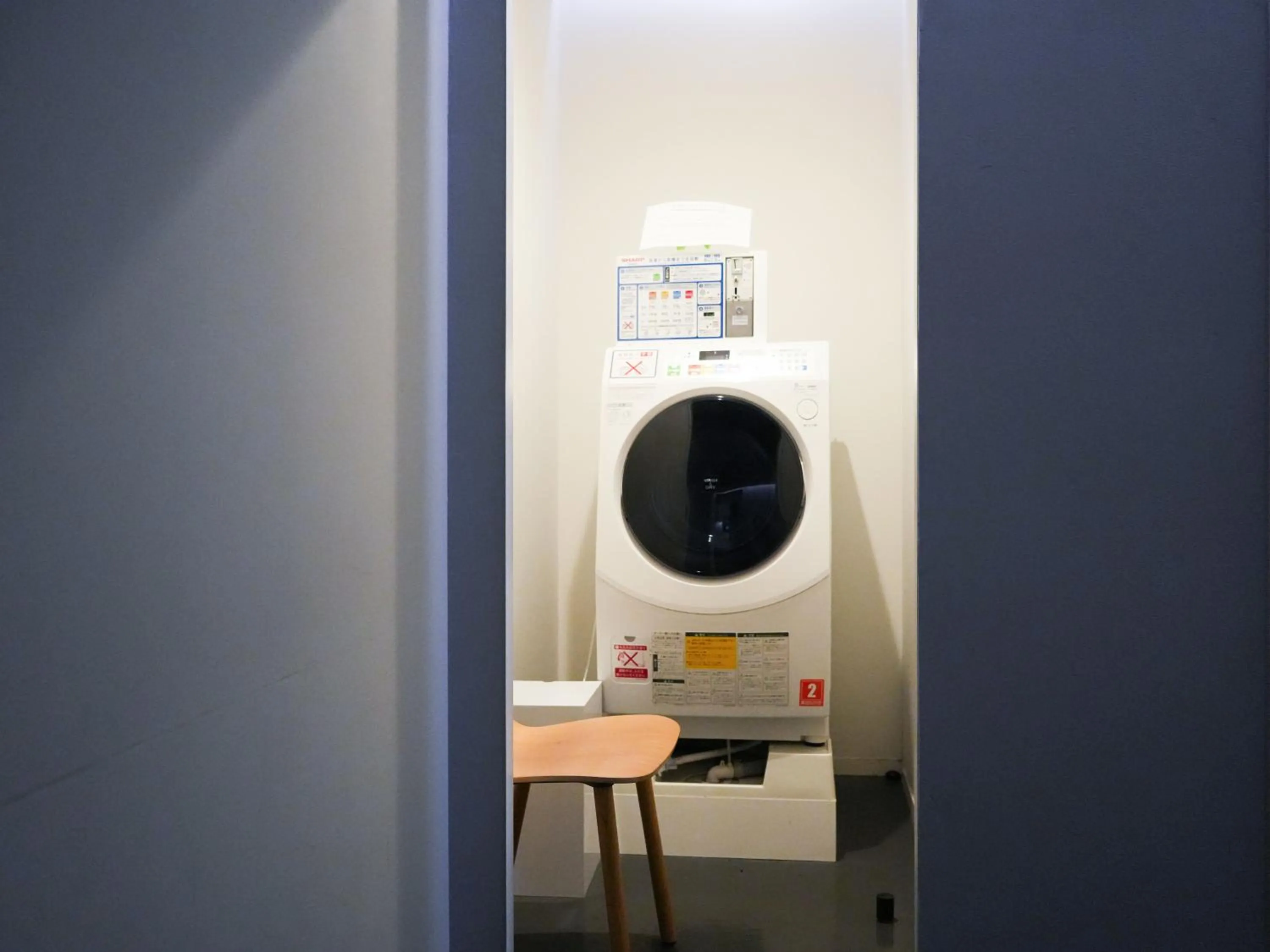 laundry in Rembrandt Cabin Shinjuku Shin-Okubo