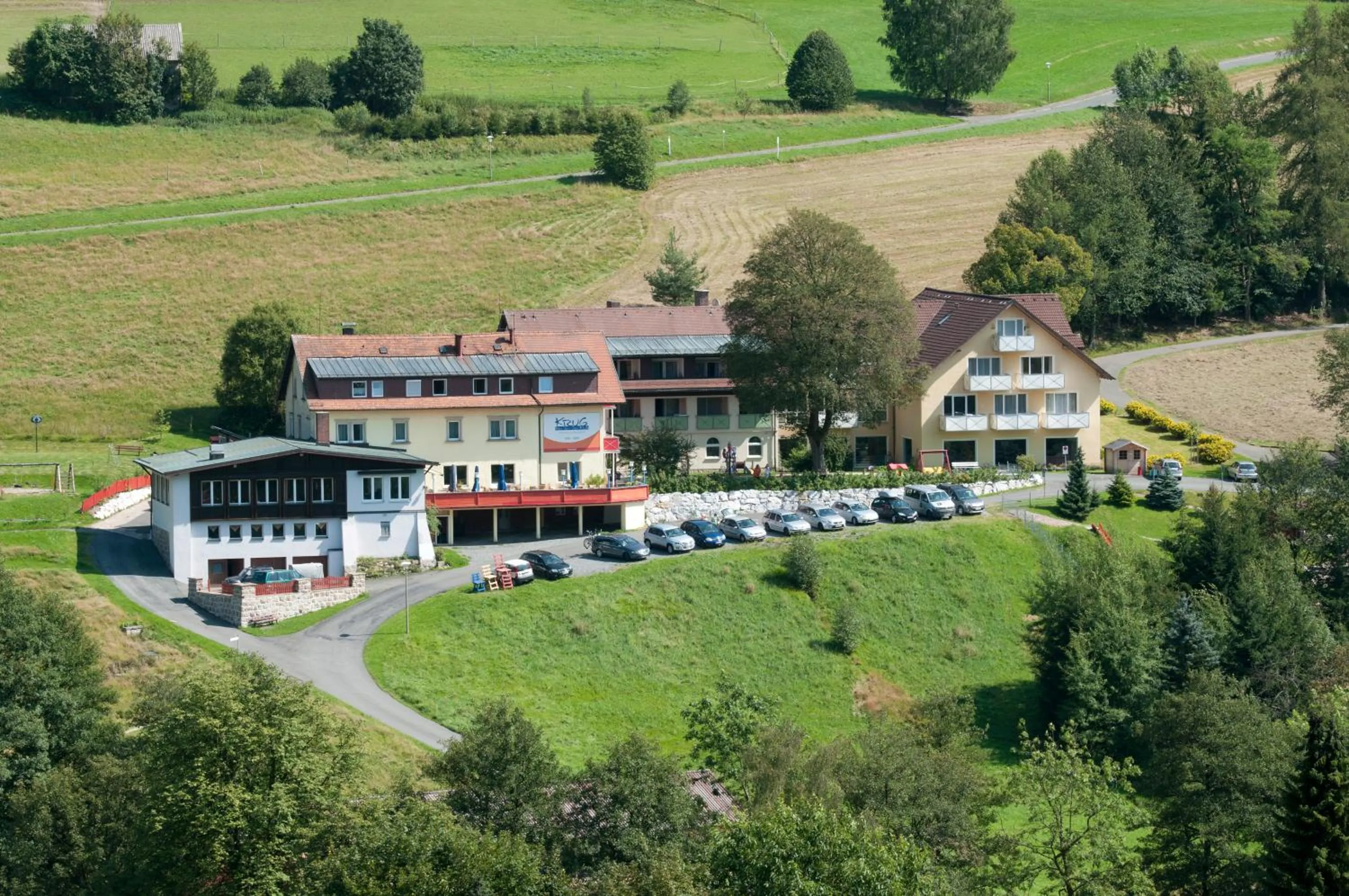 Bird's eye view in Familotel Mein Krug