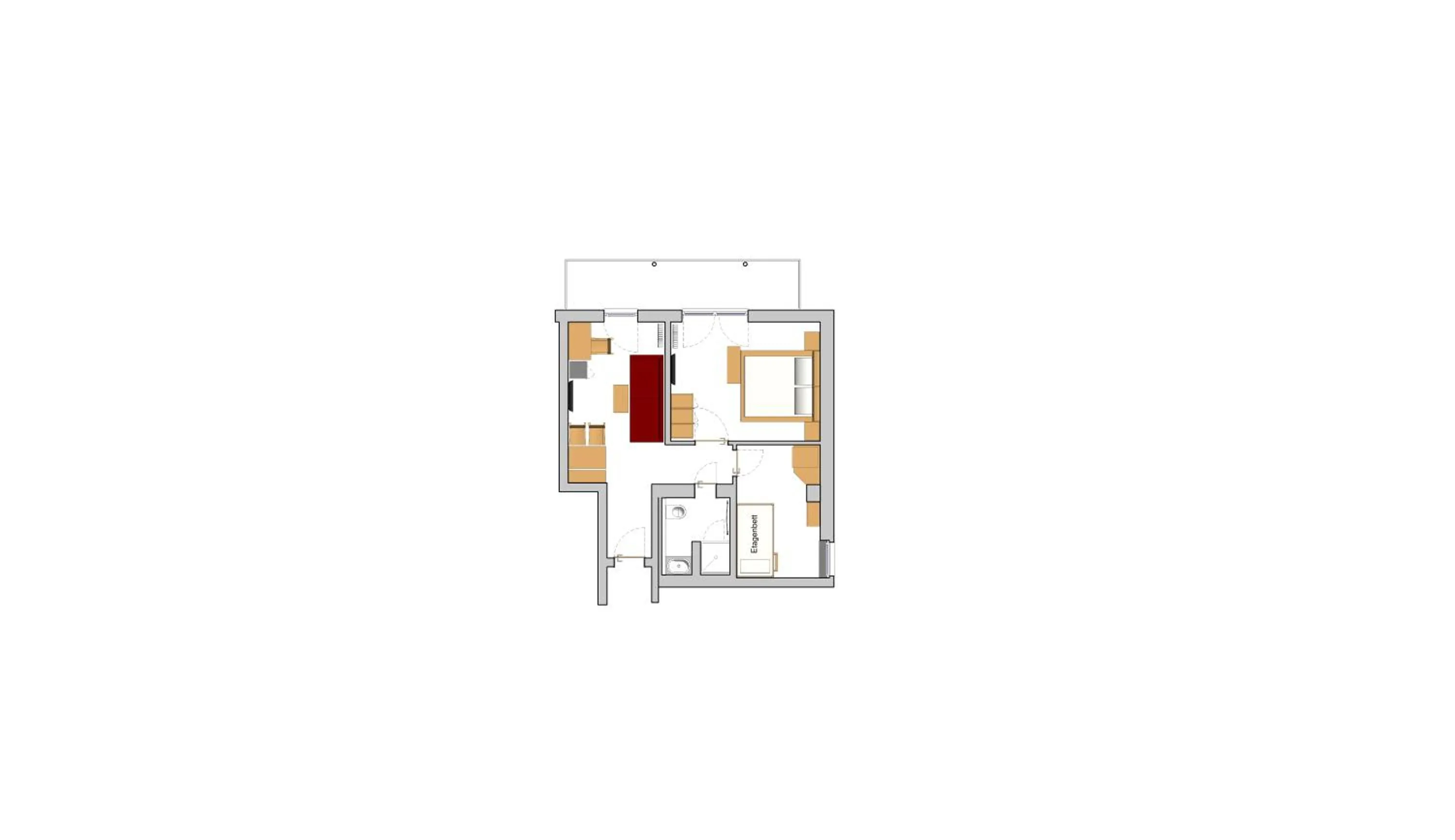Floor plan in Familotel Mein Krug