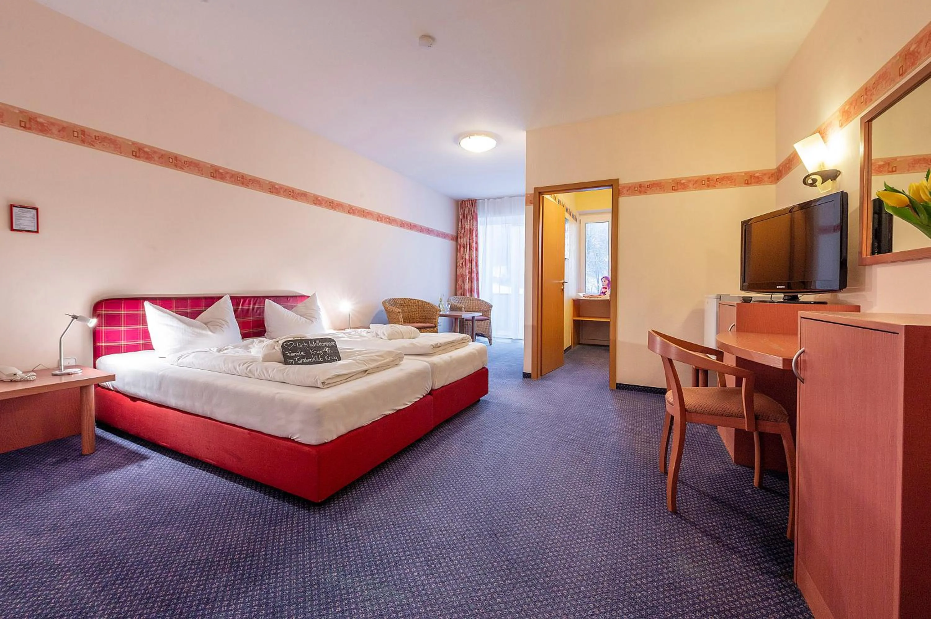 Bedroom, Bed in Familotel Mein Krug