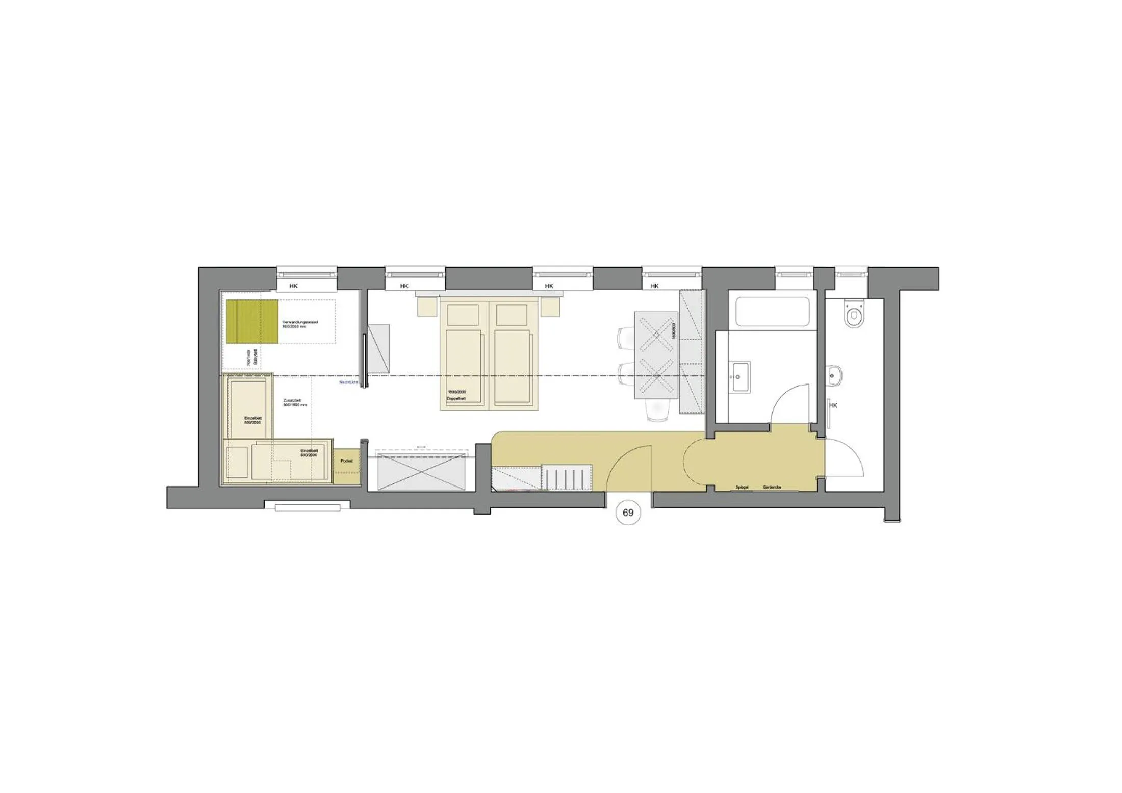 Floor plan in Familotel Mein Krug