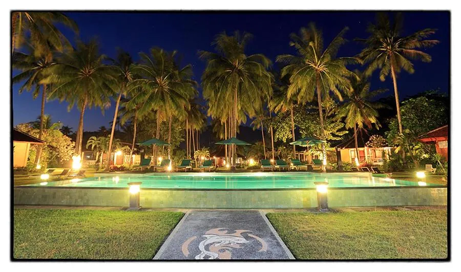 Swimming pool in mascot hotel senggigi