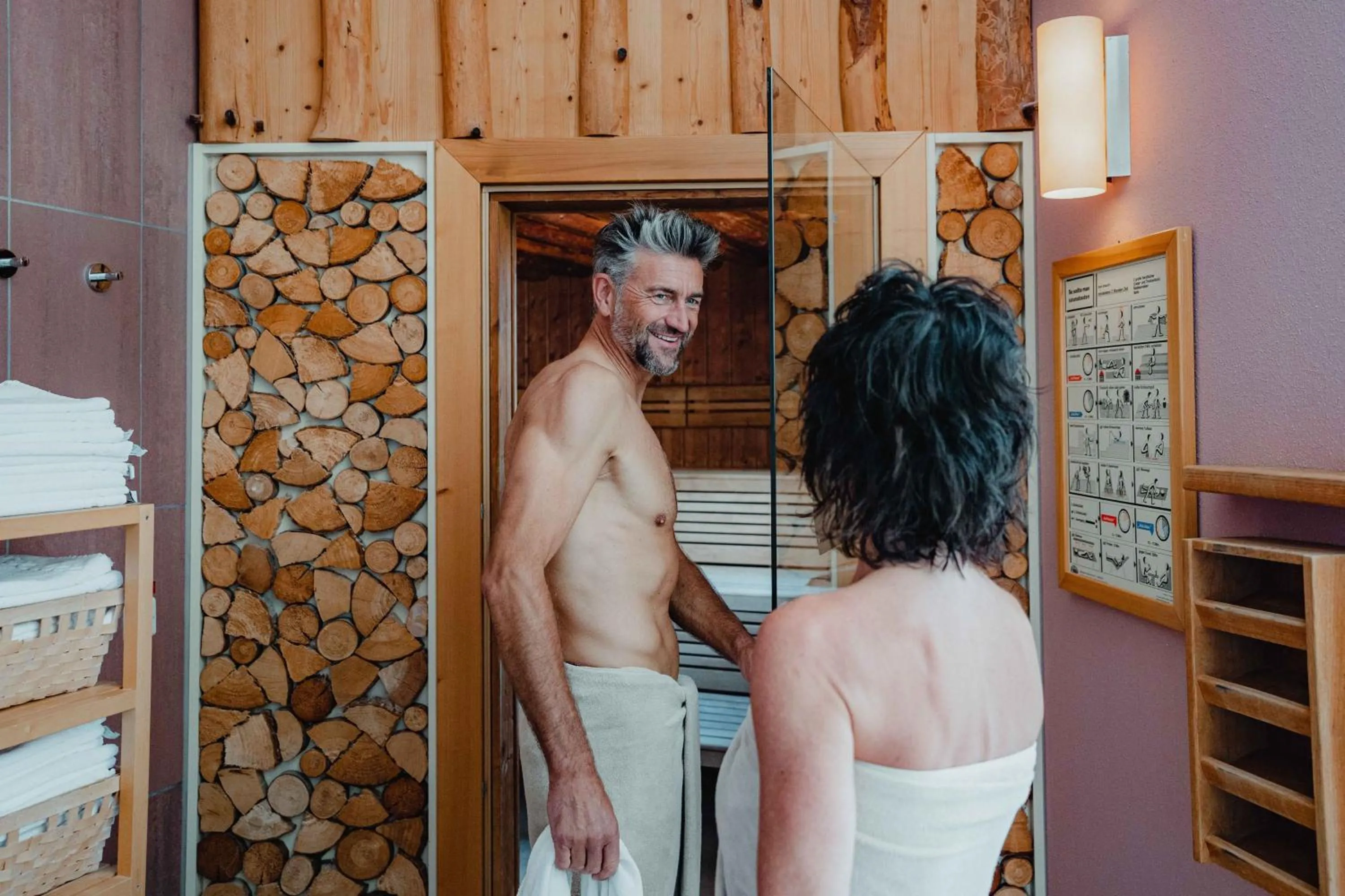 Sauna in Garten-Hotel Ochensberger