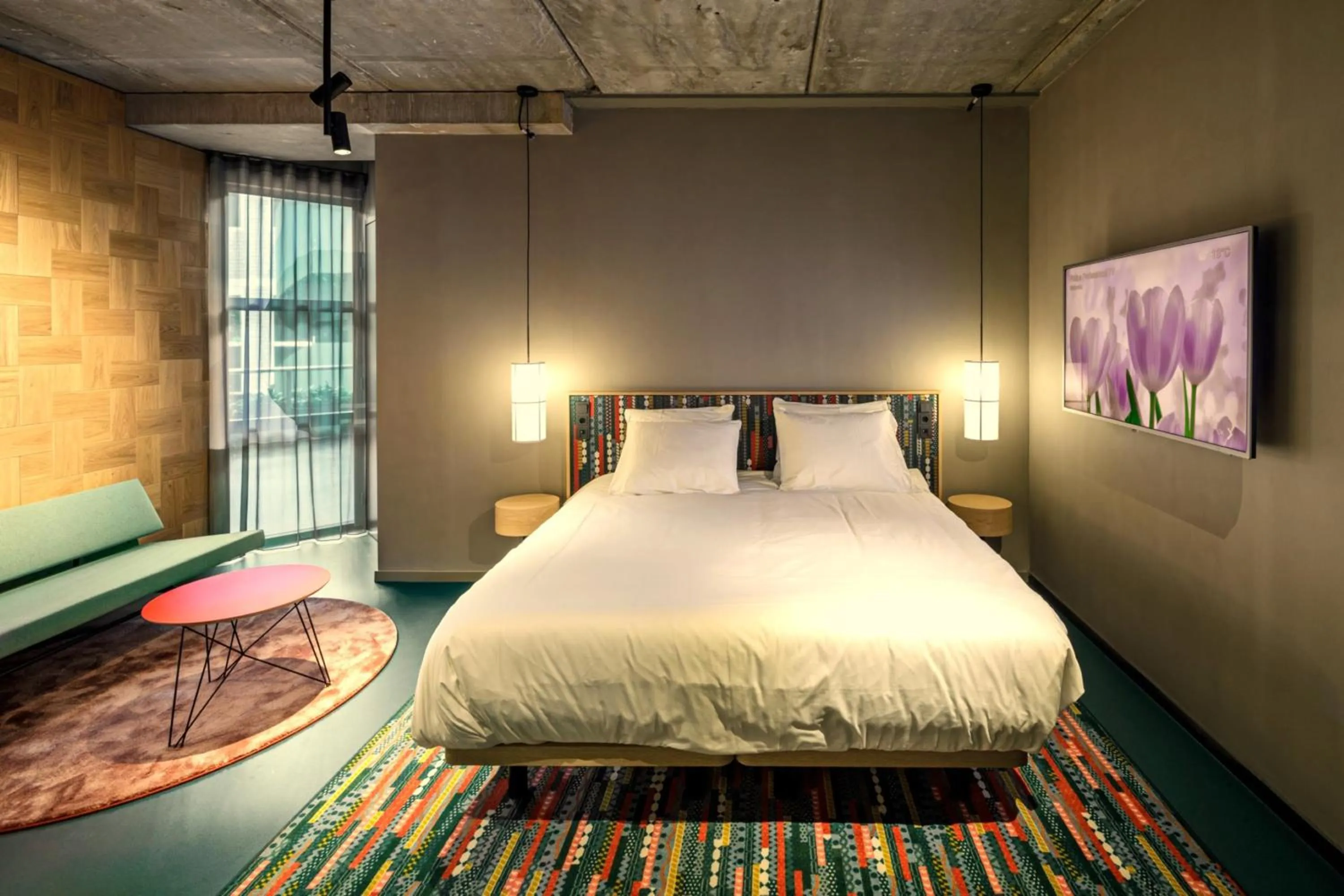 Bed in The Florian Amsterdam Schiphol Airport, WorldHotels Crafted