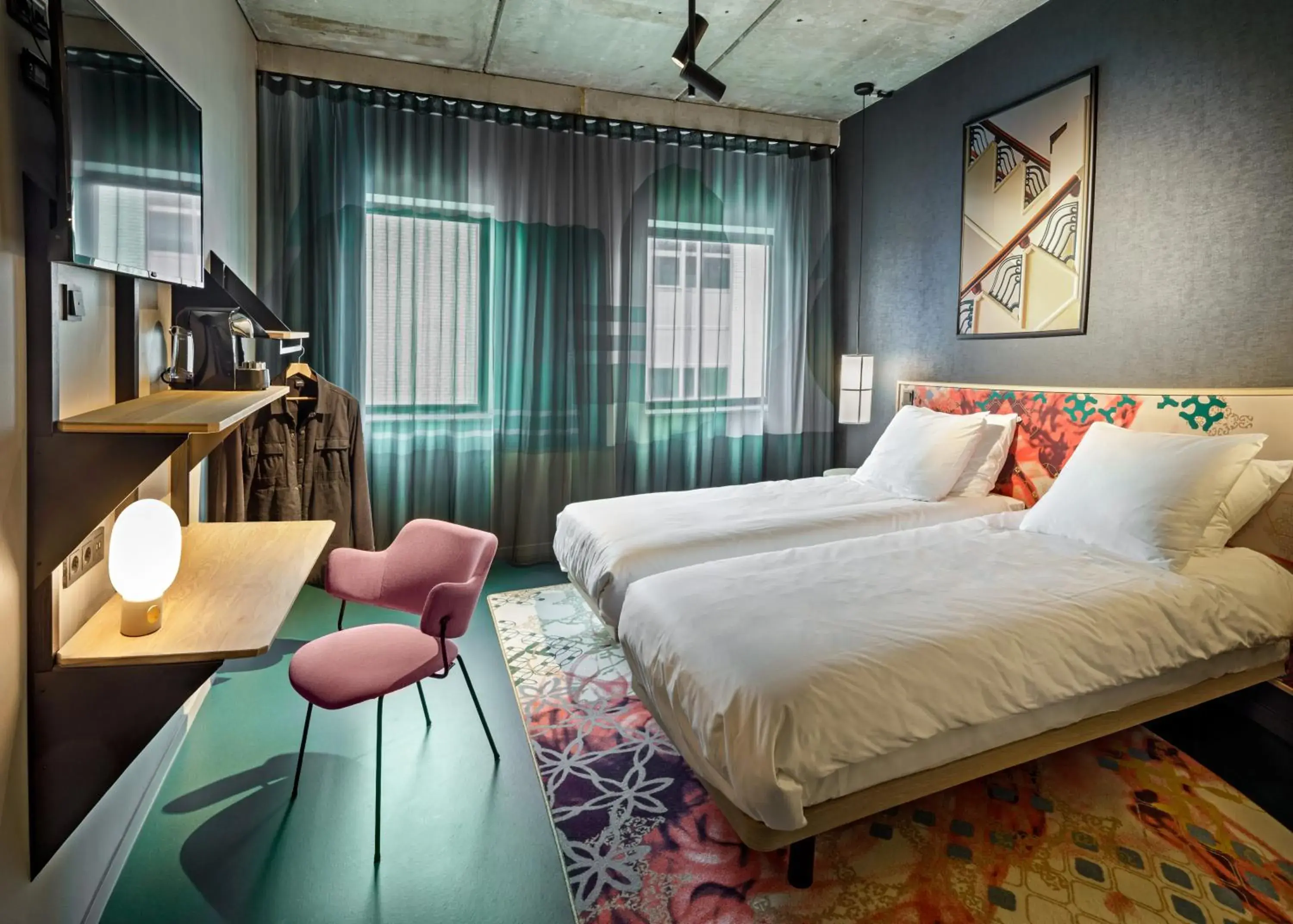 Twin Room in The Florian Amsterdam Schiphol Airport, WorldHotels Crafted Twin Room in The Florian Amsterdam Schiphol Airport, WorldHotels Crafted