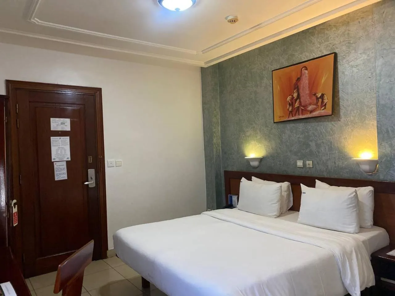 Bed in Bano Palace Hotel