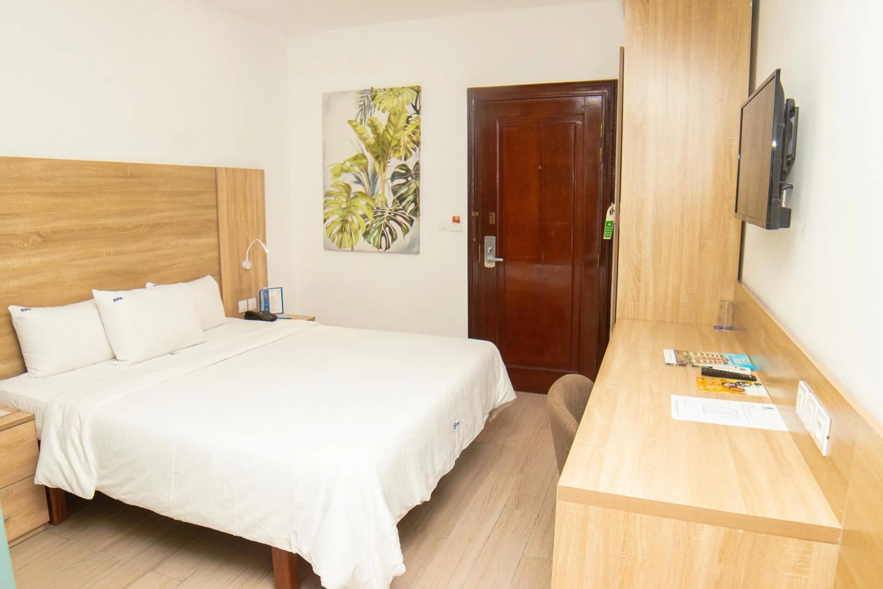 Bed in Bano Palace Hotel