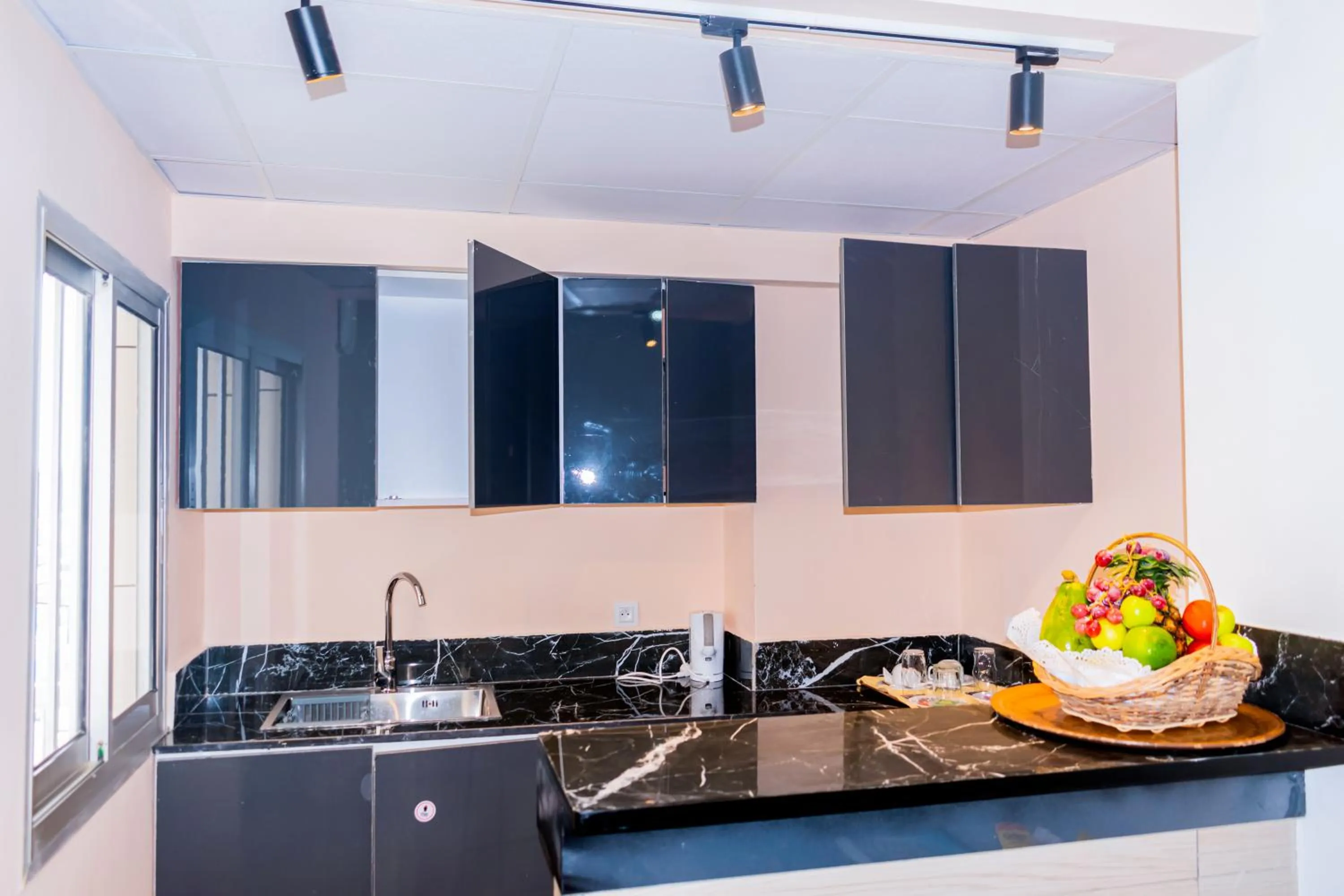 Kitchen or kitchenette in Bano Palace Hotel