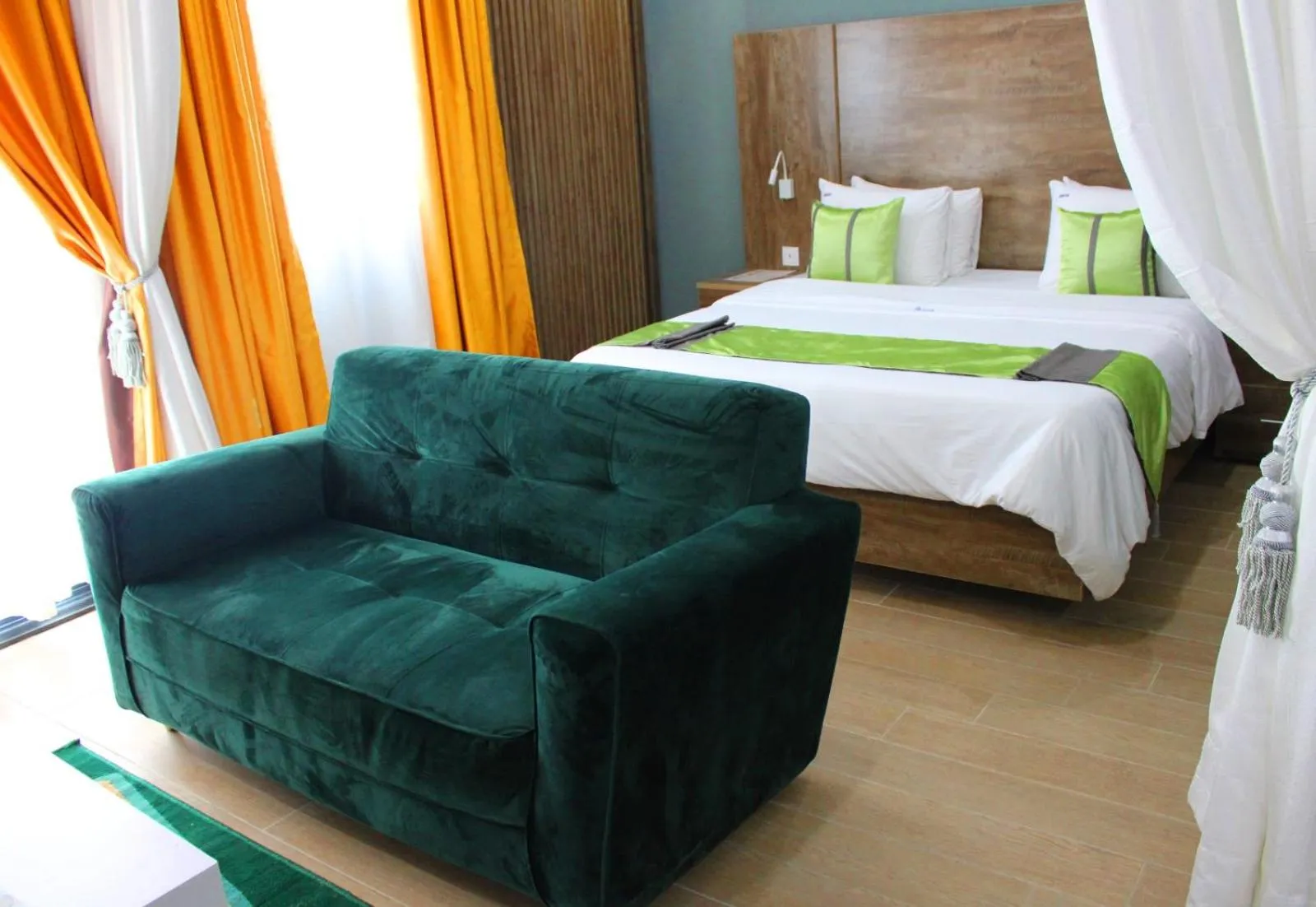 Bed in Bano Palace Hotel