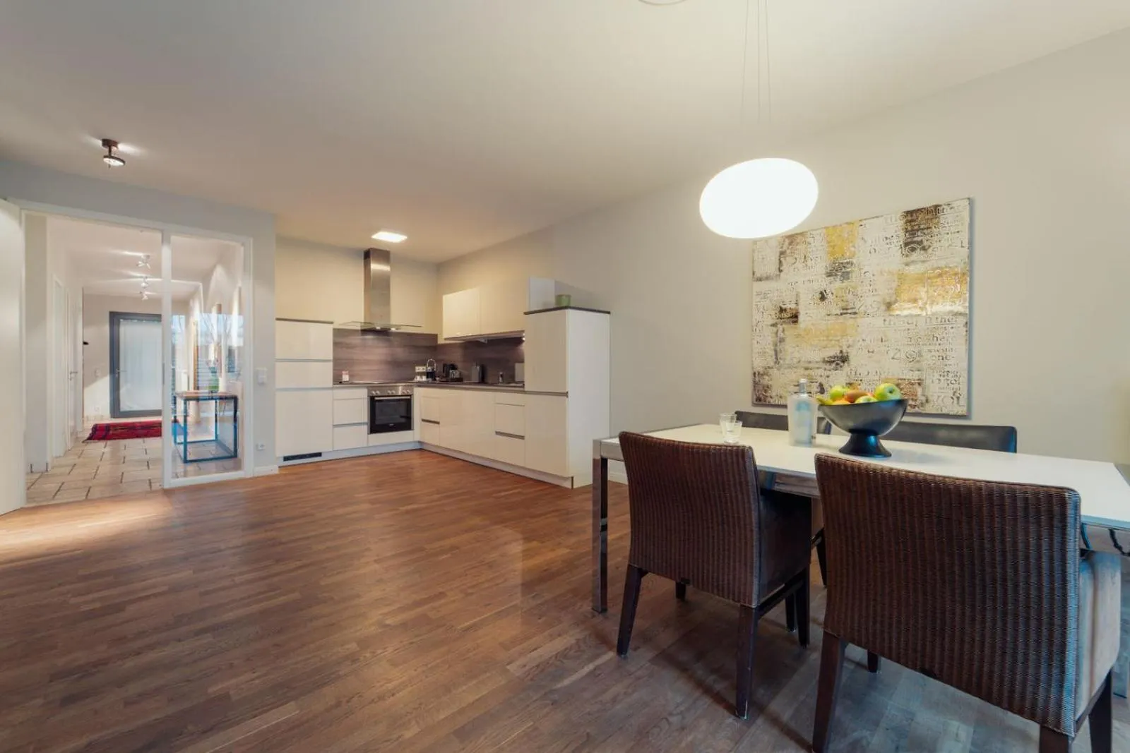 Kitchen or kitchenette in Hotel Villa Toskana