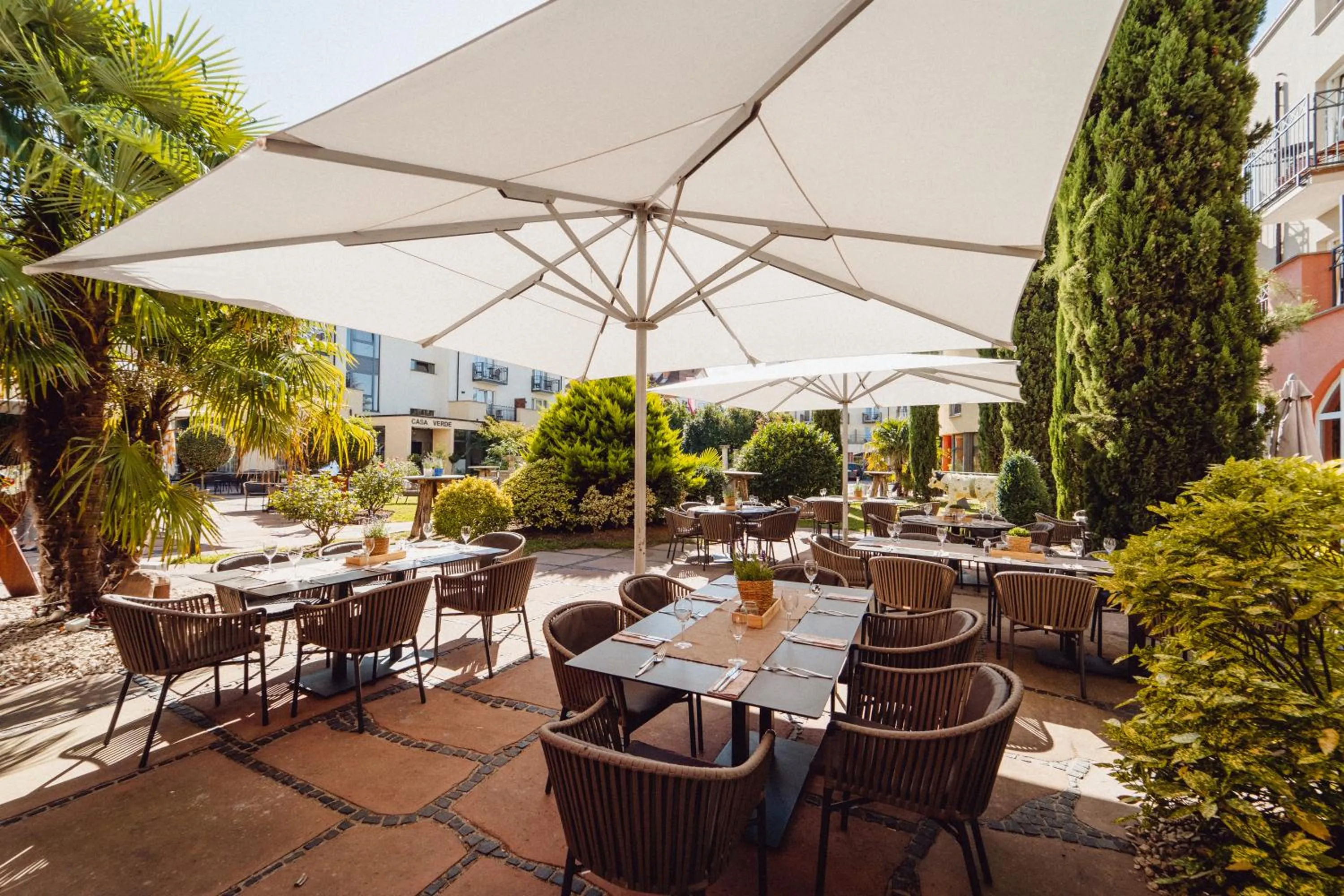 Balcony/Terrace in Hotel Villa Toskana