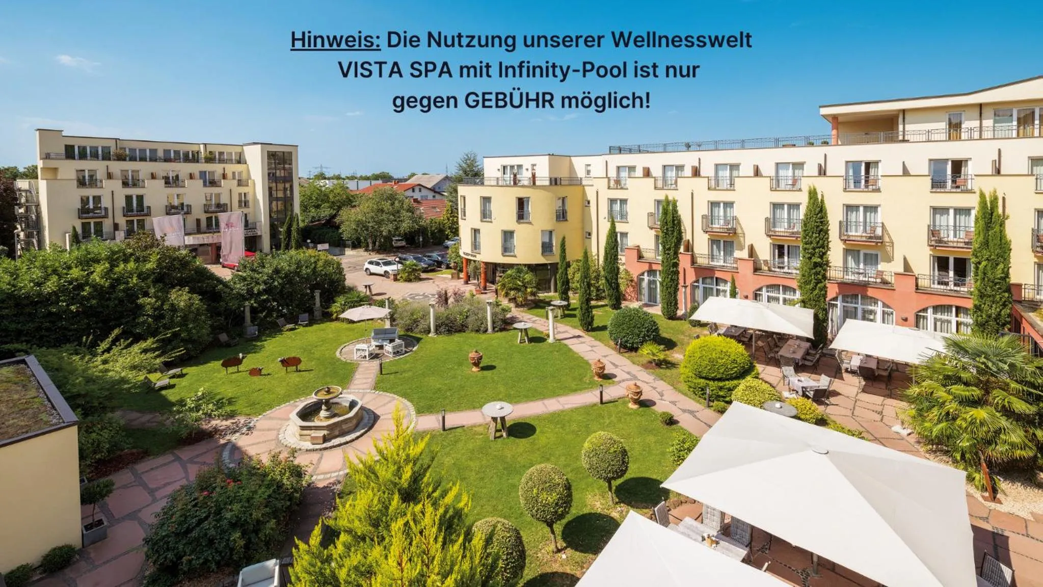 Garden in Hotel Villa Toskana