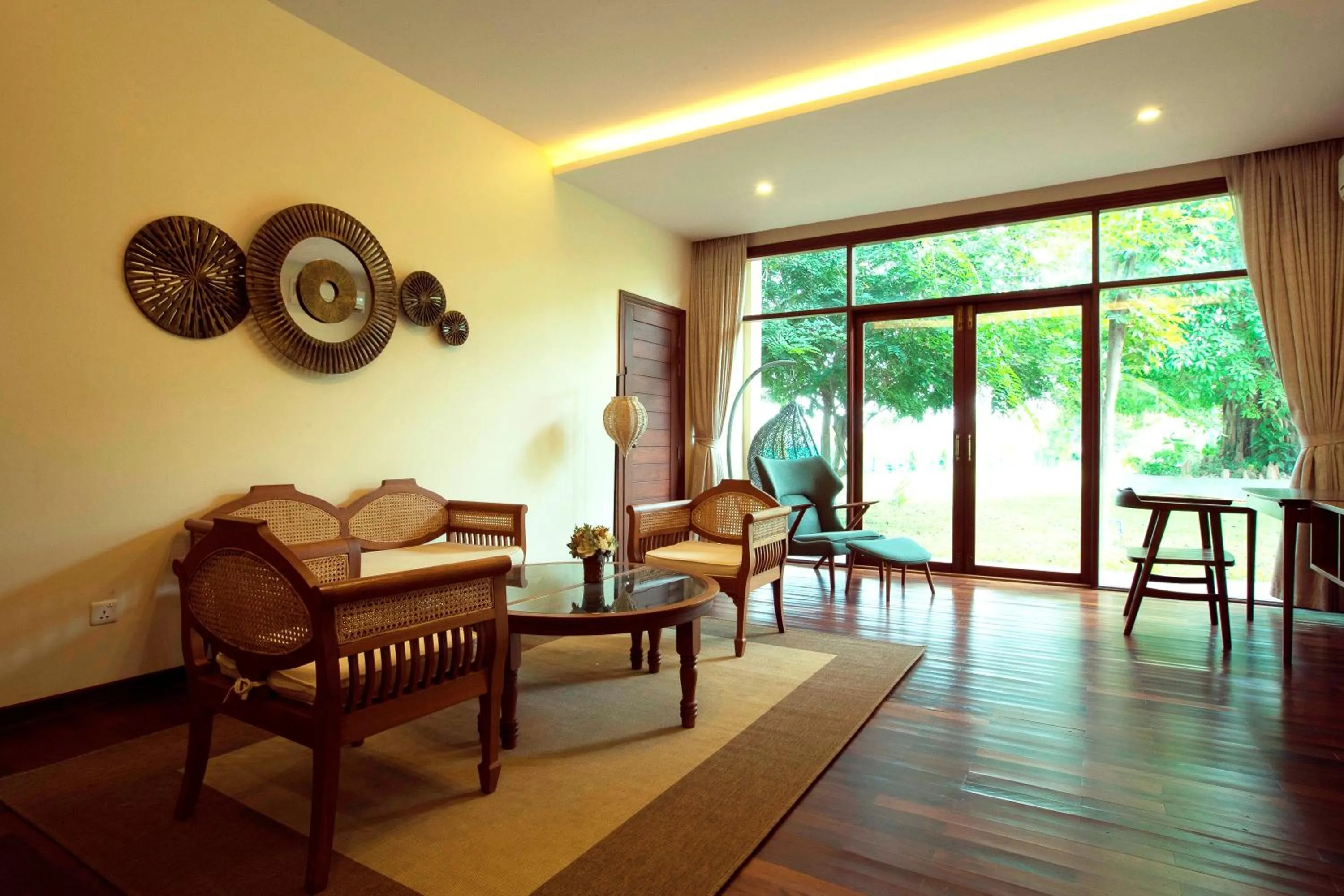 Seating area in Emerald Palace Hotel