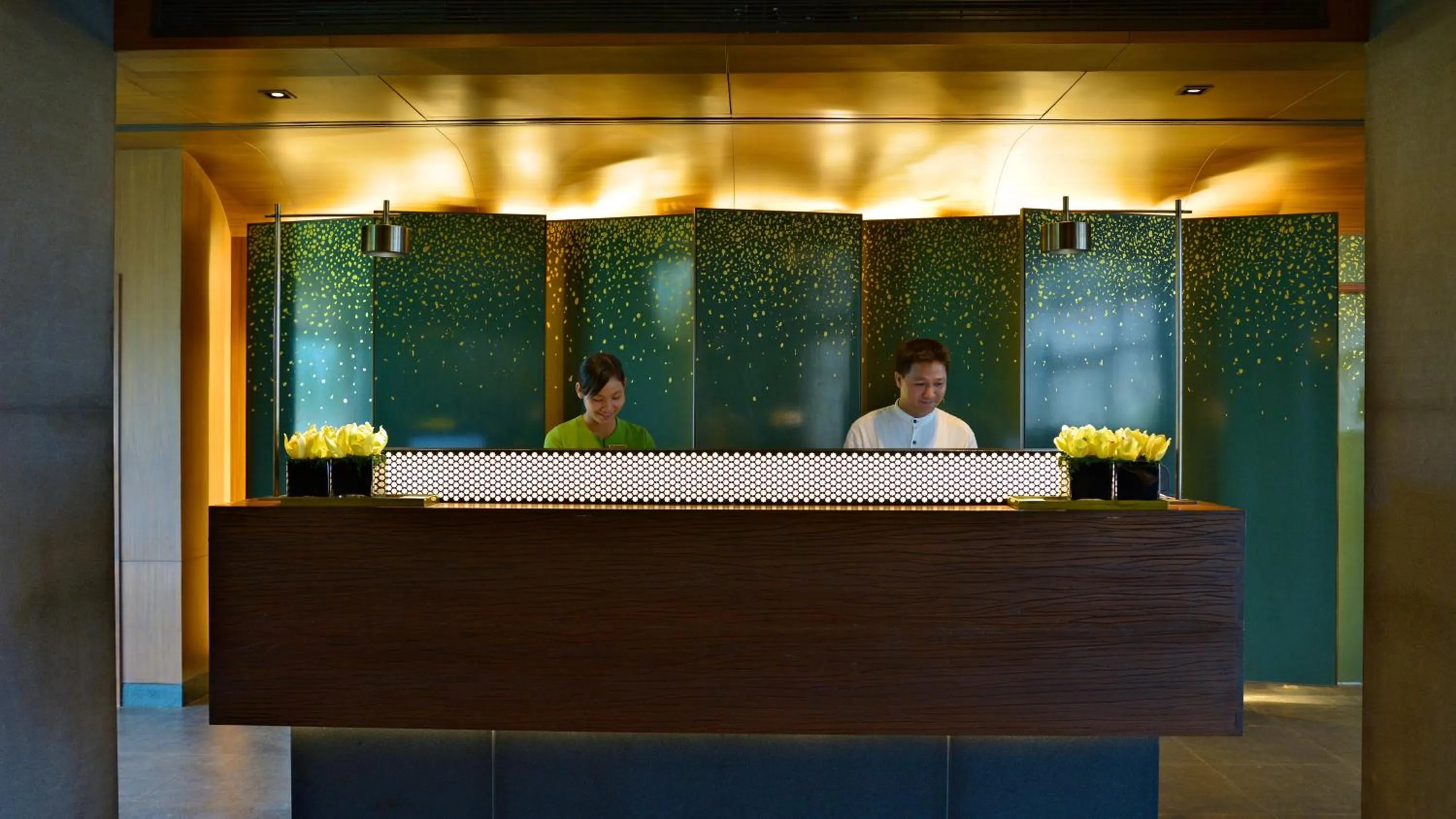 Staff in Emerald Palace Hotel