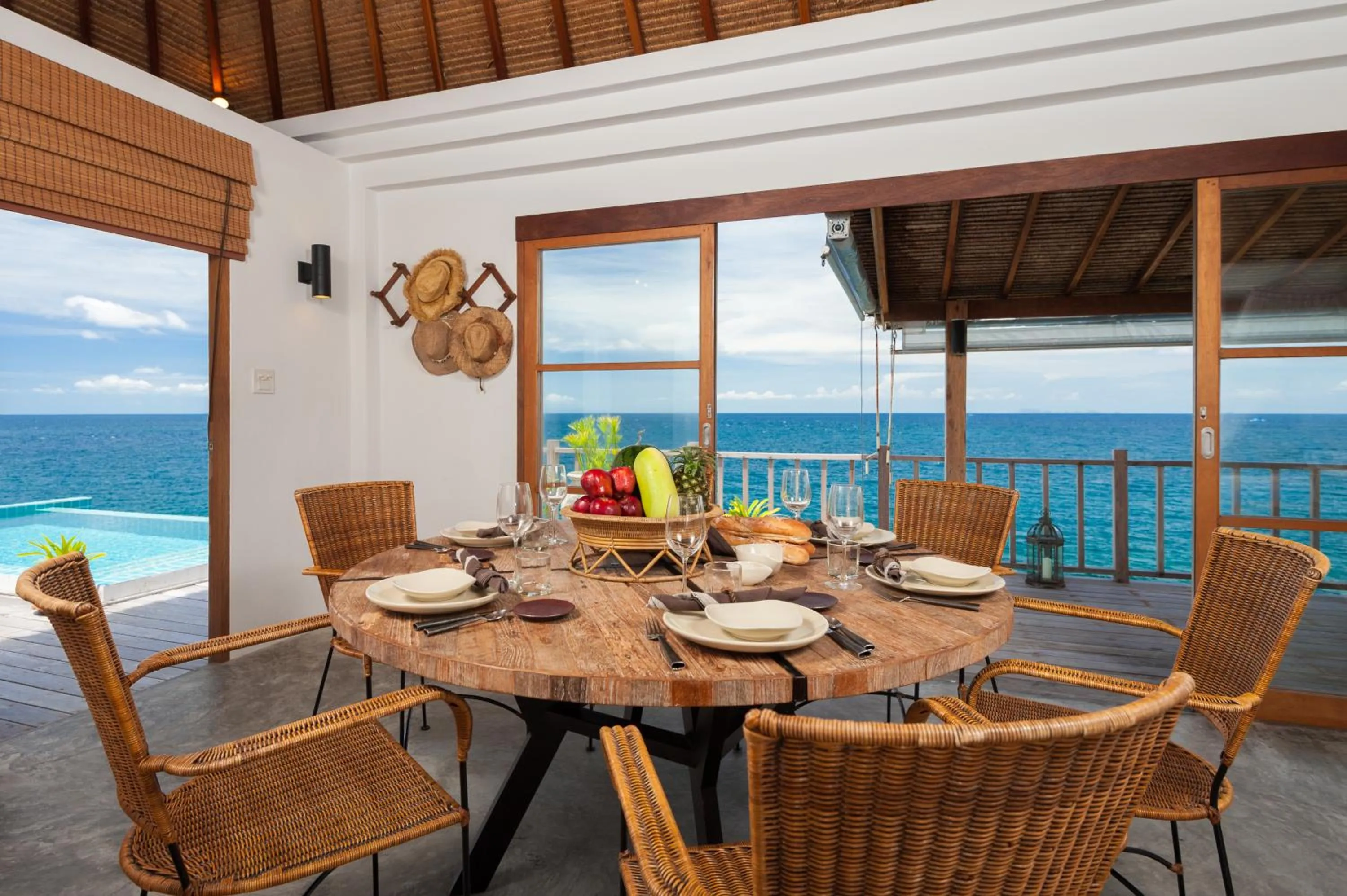 Dining area in Cape Shark Villas