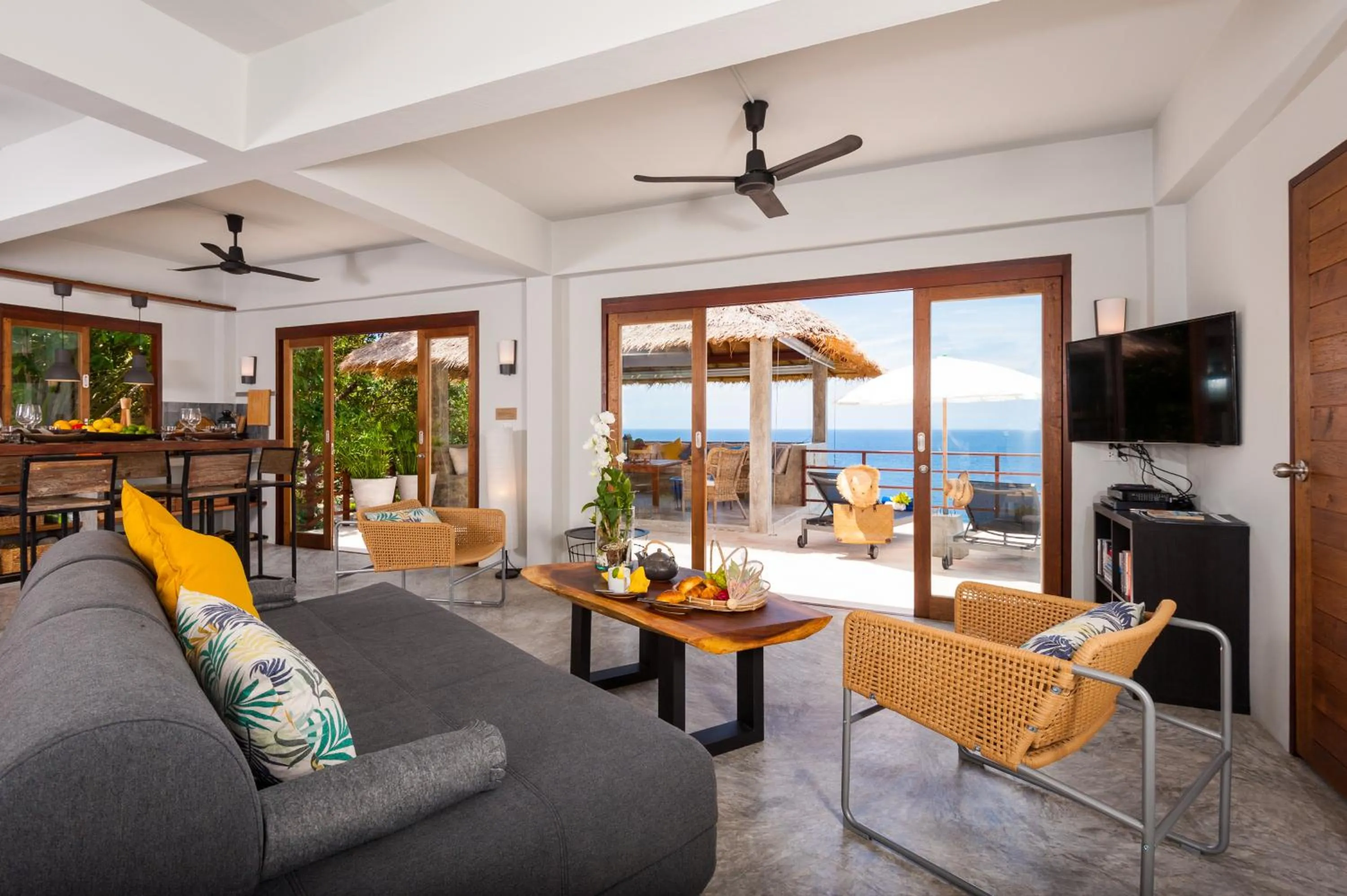 Living room in Cape Shark Villas