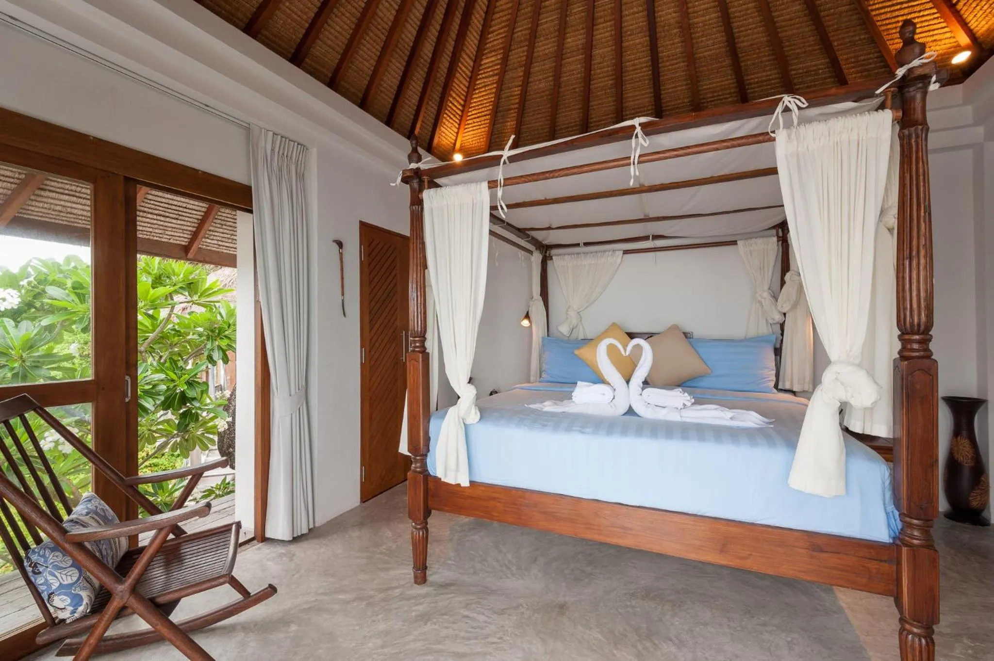 Bed in Cape Shark Villas