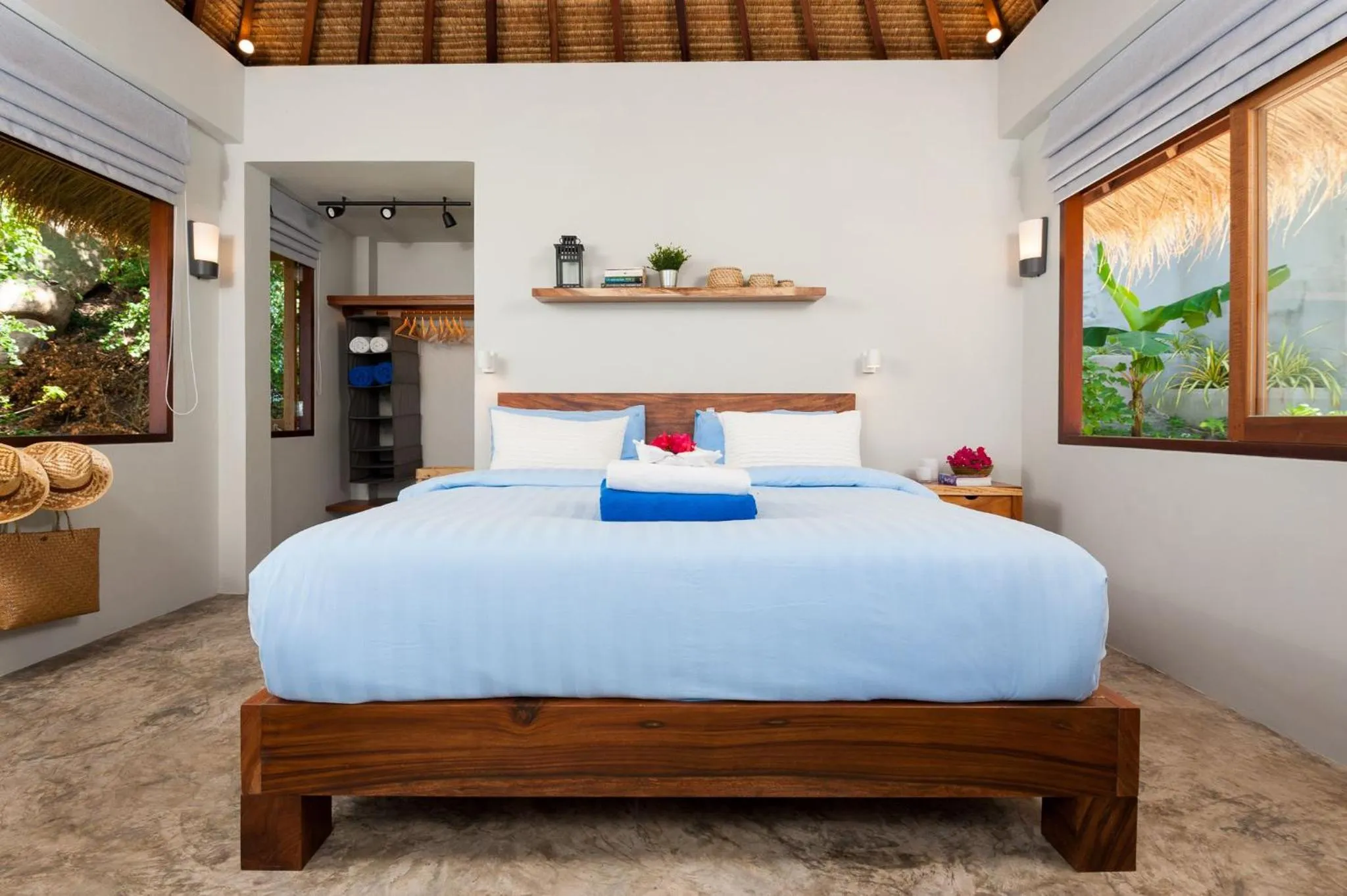 Bed in Cape Shark Villas
