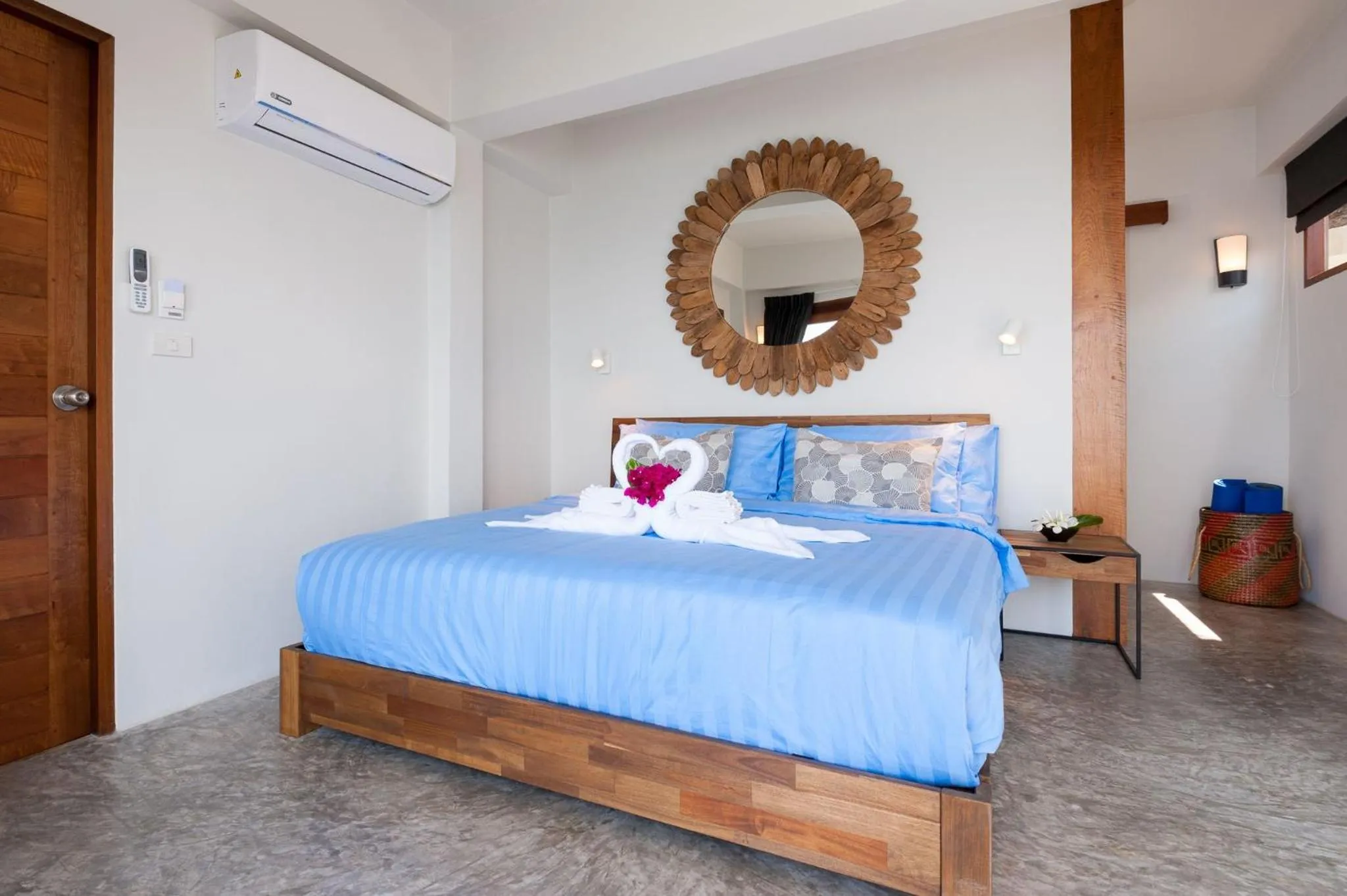 Bed in Cape Shark Villas