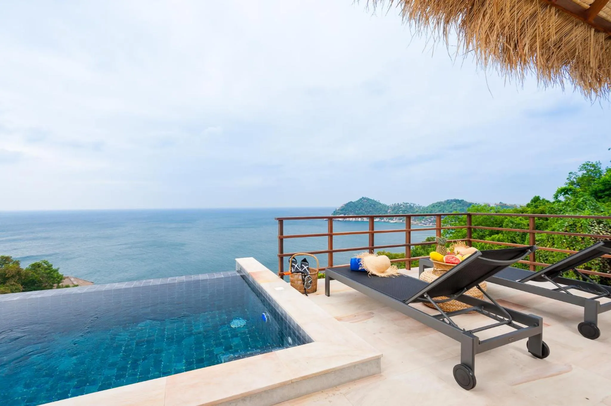Pool view in Cape Shark Villas