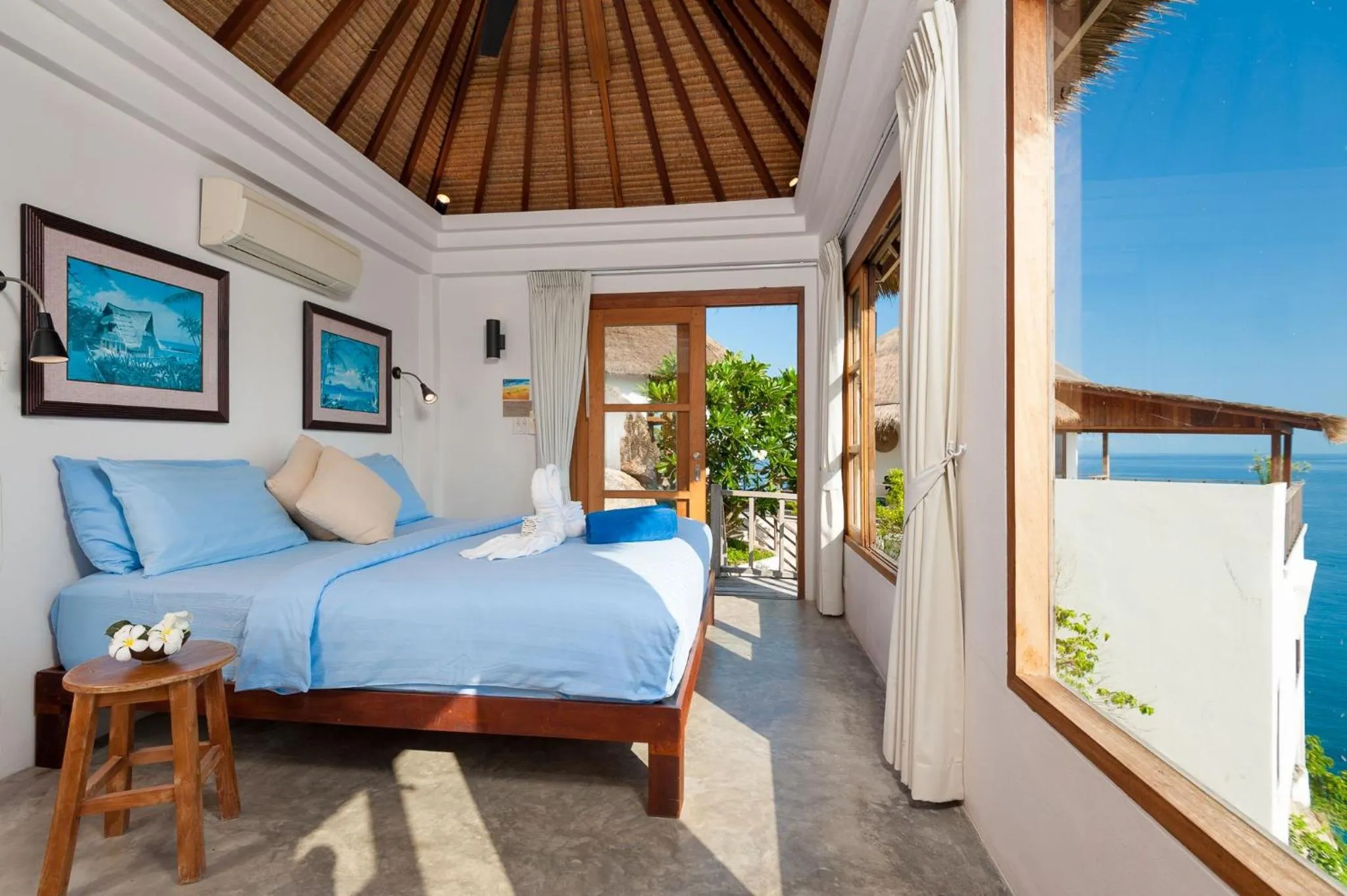 Bed in Cape Shark Villas