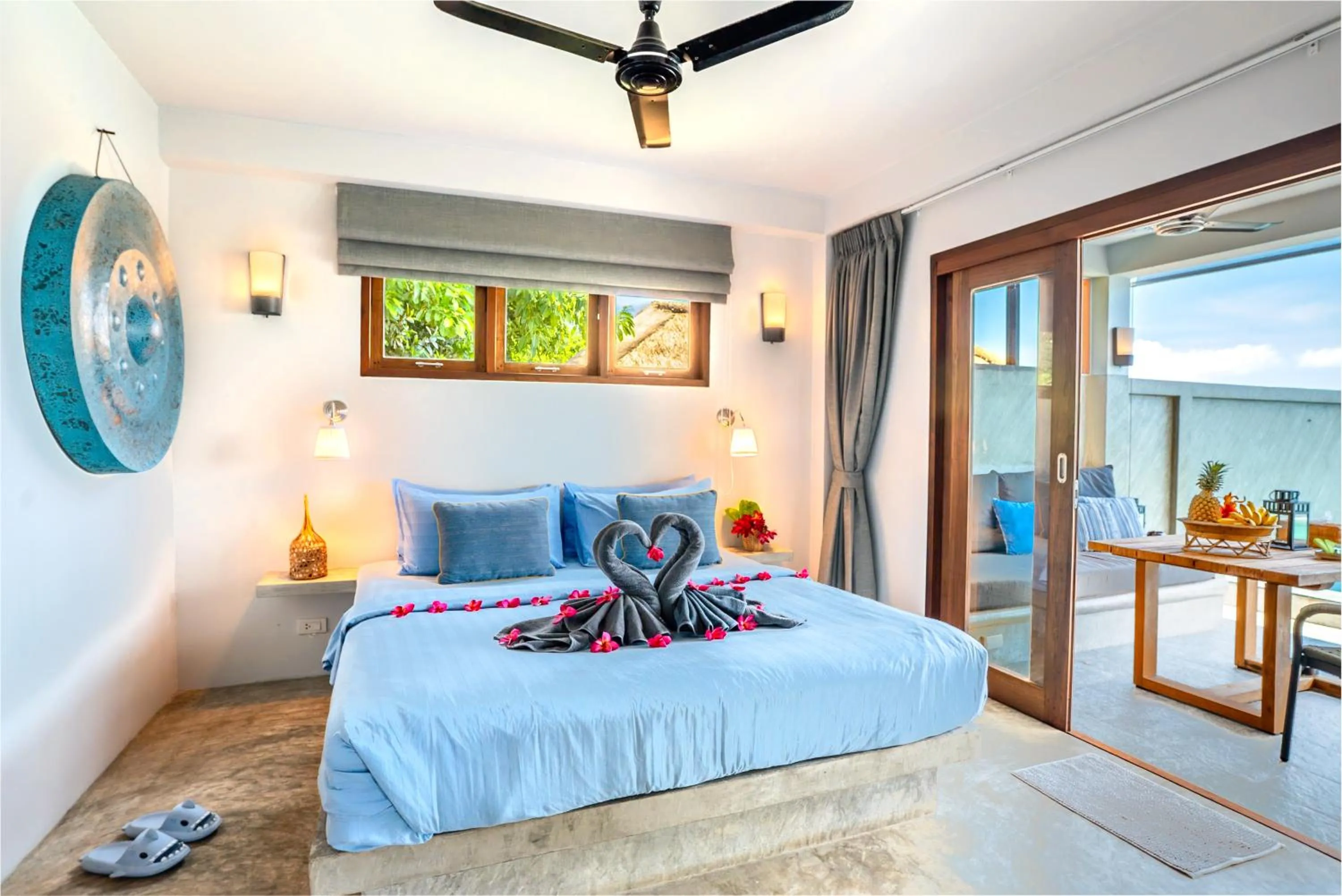 Bed in Cape Shark Villas