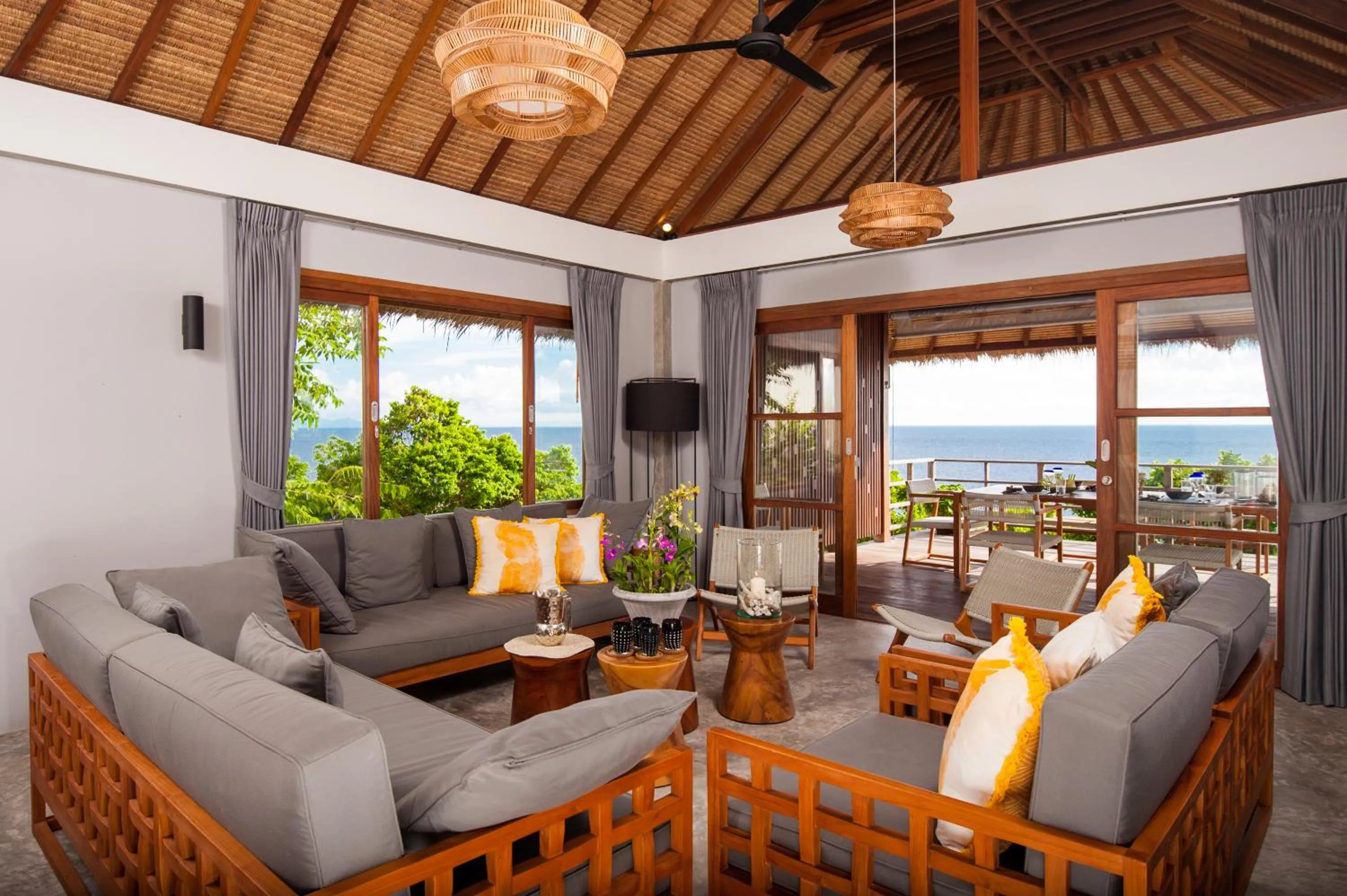 Living room in Cape Shark Villas