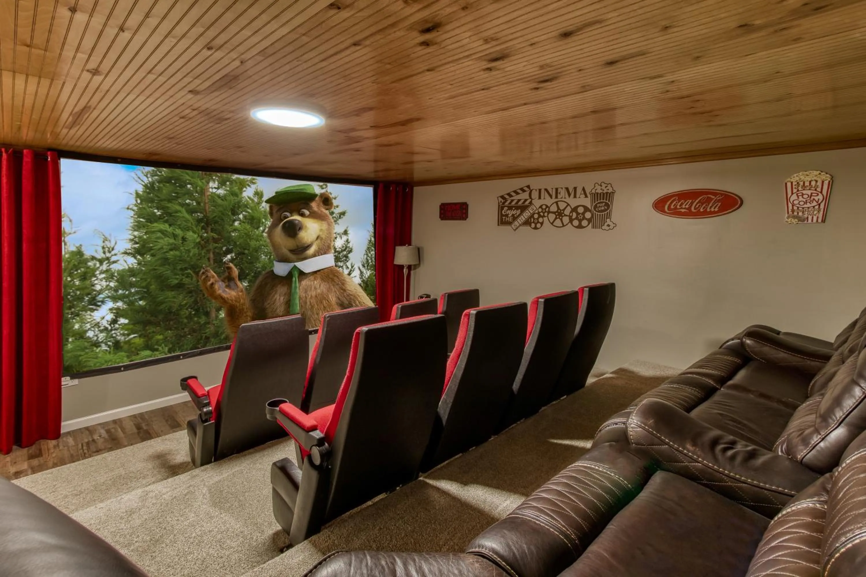 Nightclub / DJ in Rustic River Lodge by HoneyBearCabins 7BR 6BA sleeps 21