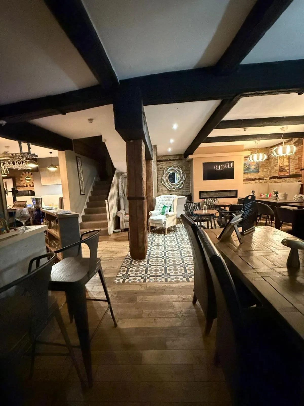 Seating area in The Vale Hotel