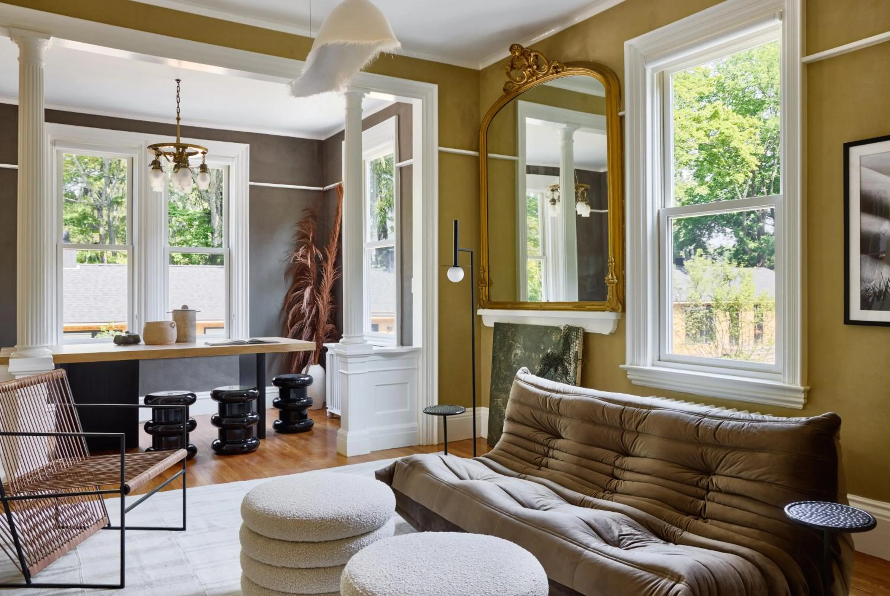 Seating area in AWOL Kennebunkport