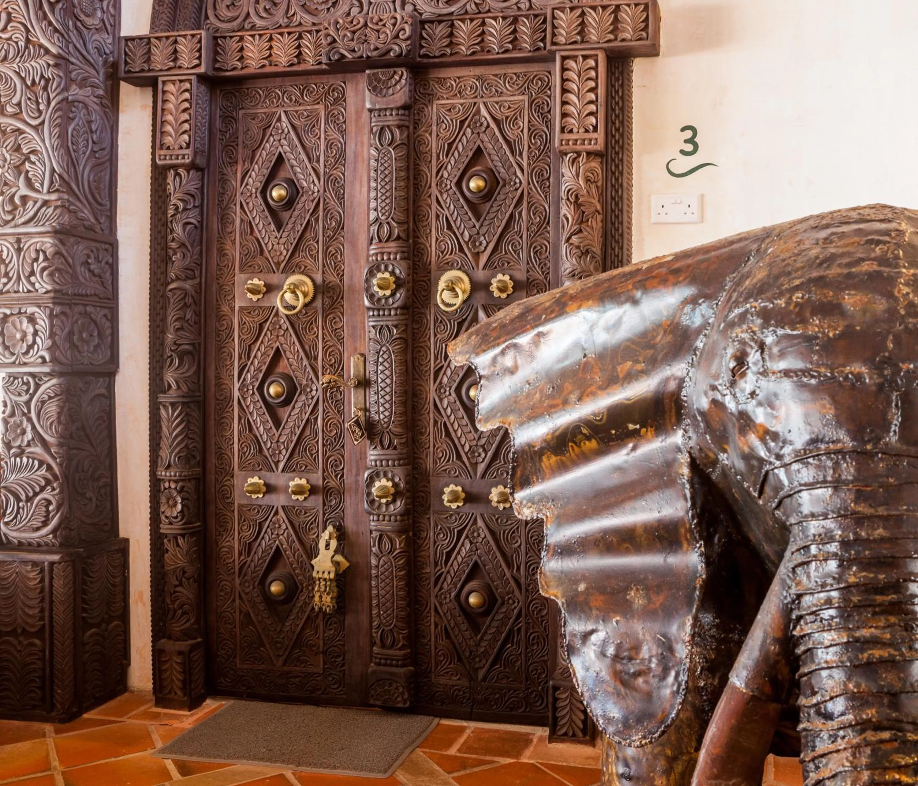 Decorative detail in The Maji Beach Boutique Hotel -Adults Only