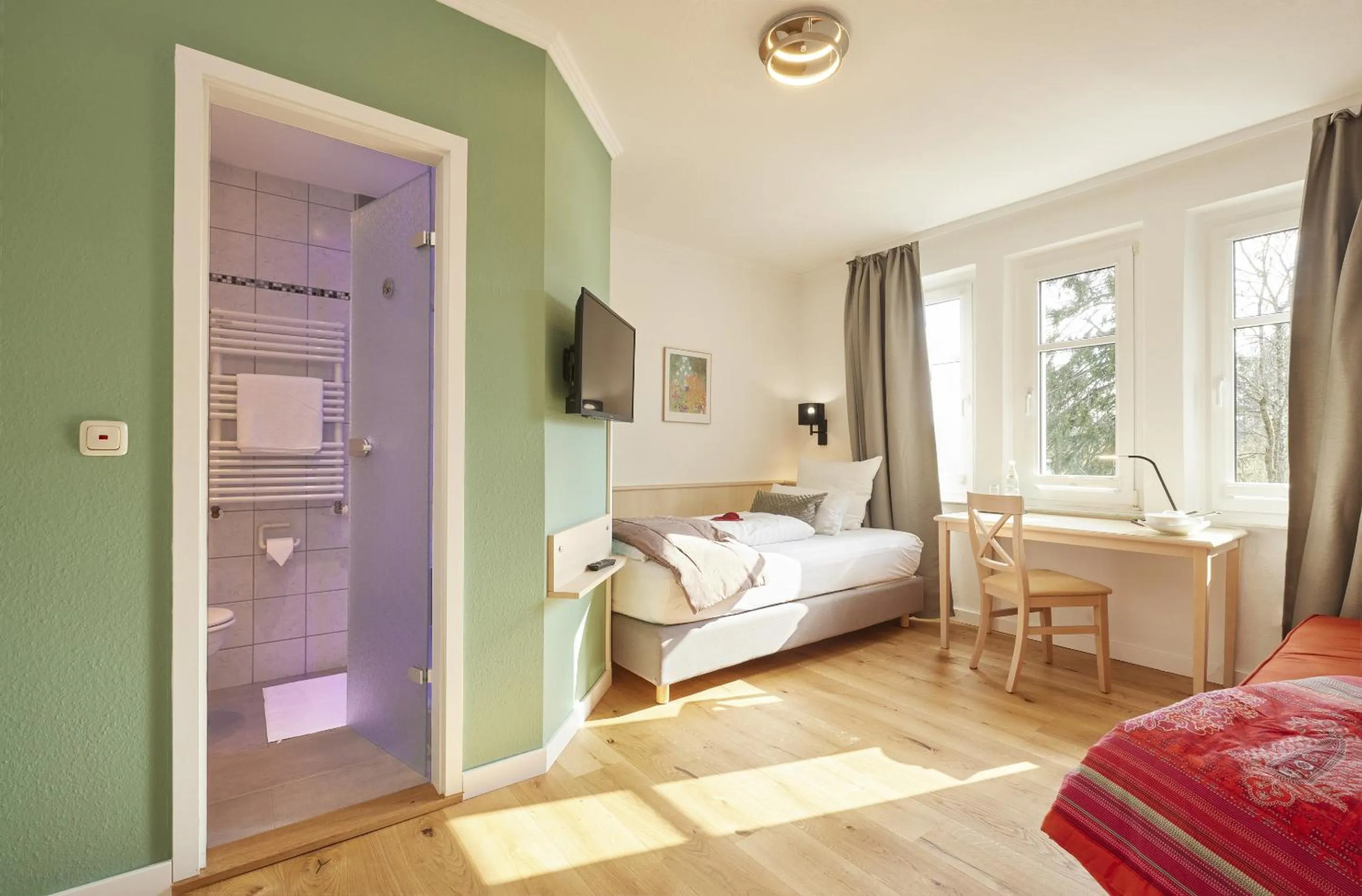 Bedroom, Bed in Villa Siegfried