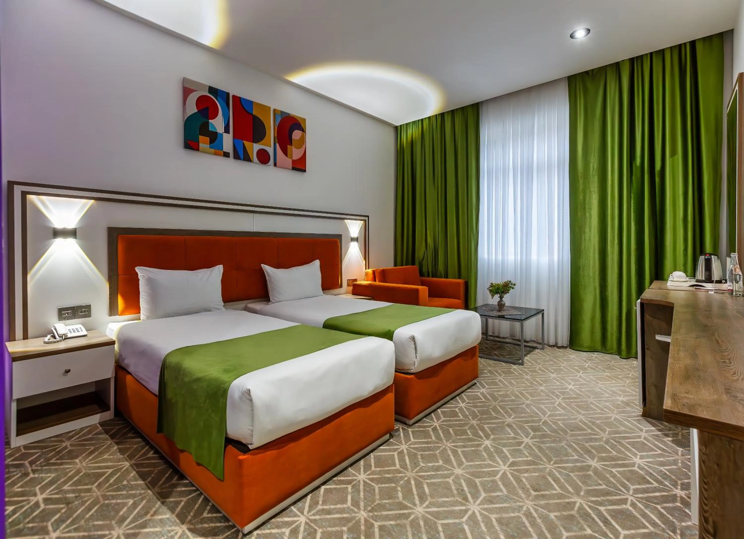 Bed in ALBA HOTEL & SPA