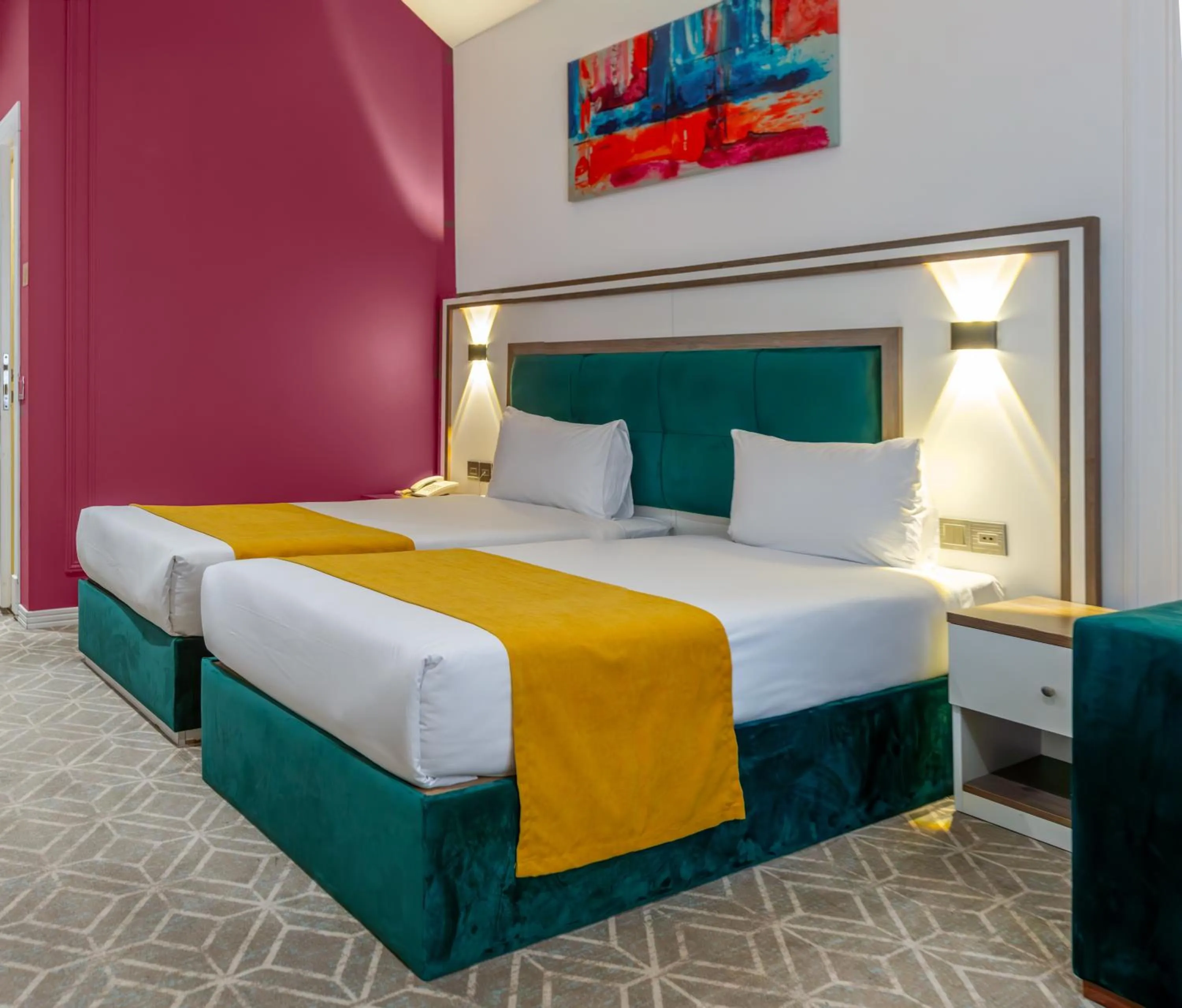 Bed in ALBA HOTEL & SPA