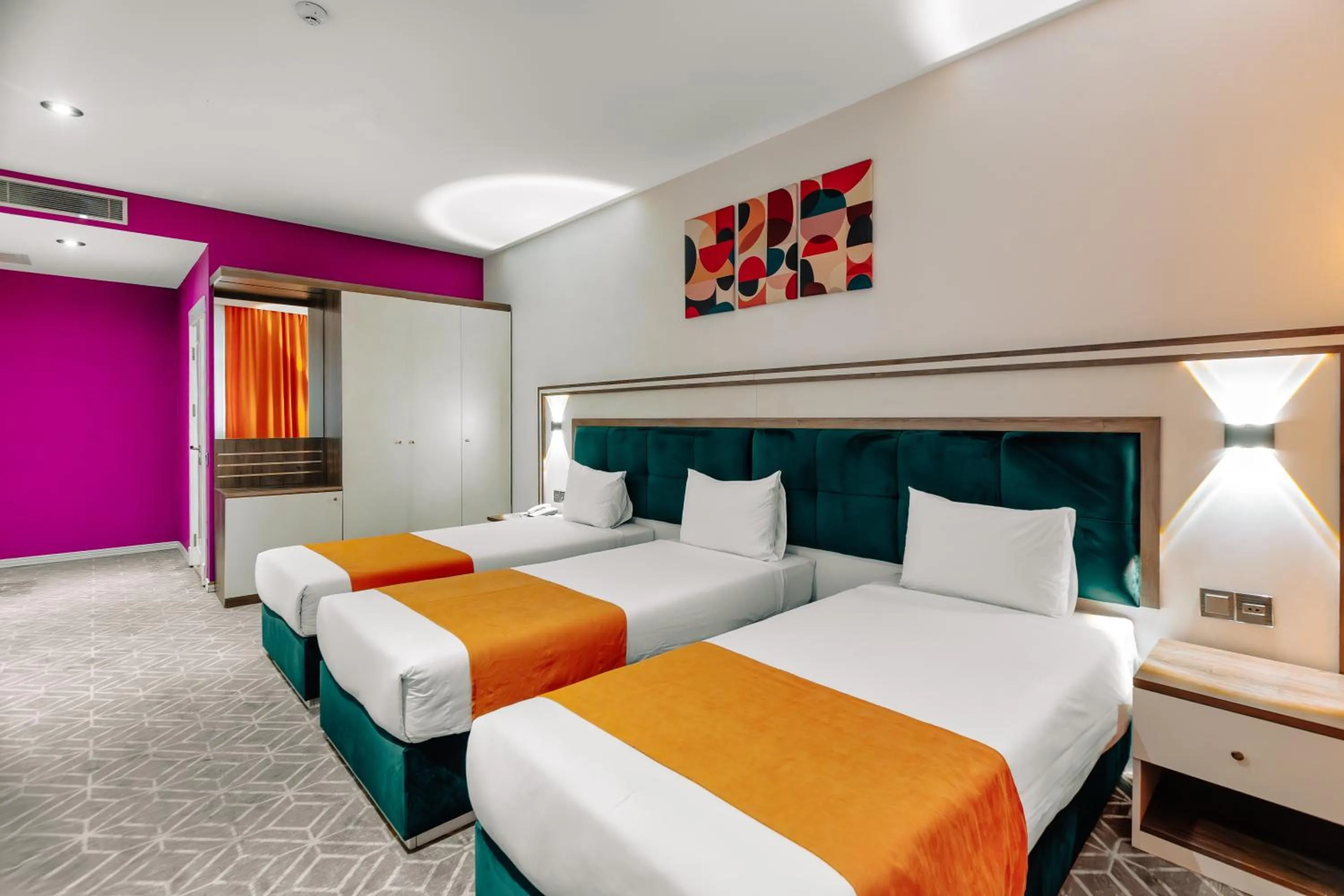 Bed in ALBA HOTEL & SPA