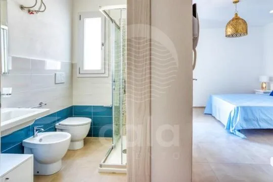 Bathroom, Bed in Villa Arya - Piscina privata By Cala Salento
