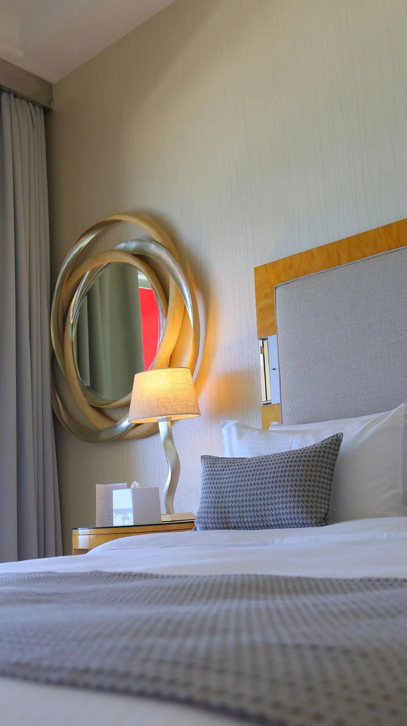 Bed in Riviera Hotel and Beach Lounge, Beirut