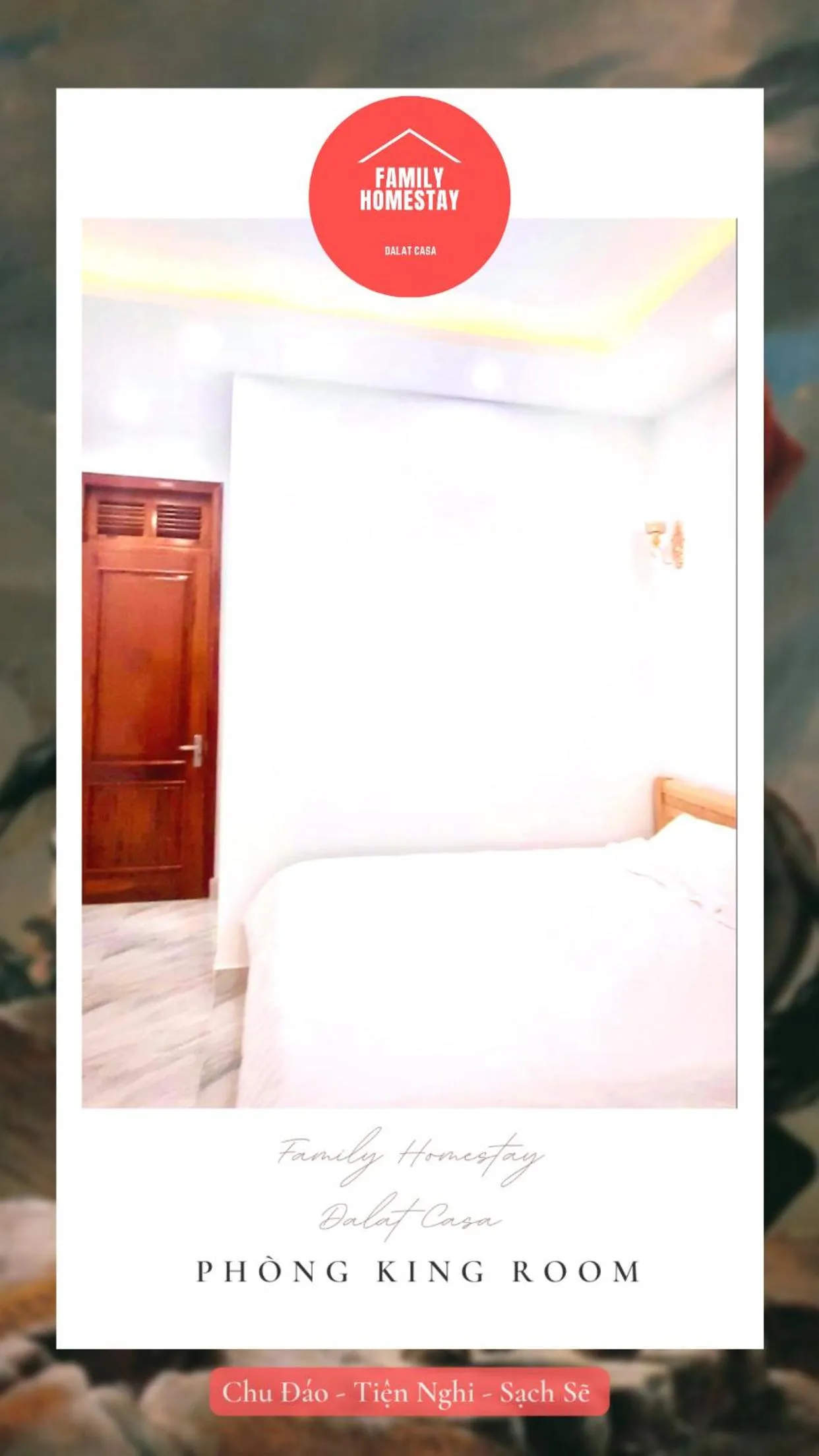 Bed in Family Homestay Dalat Casa