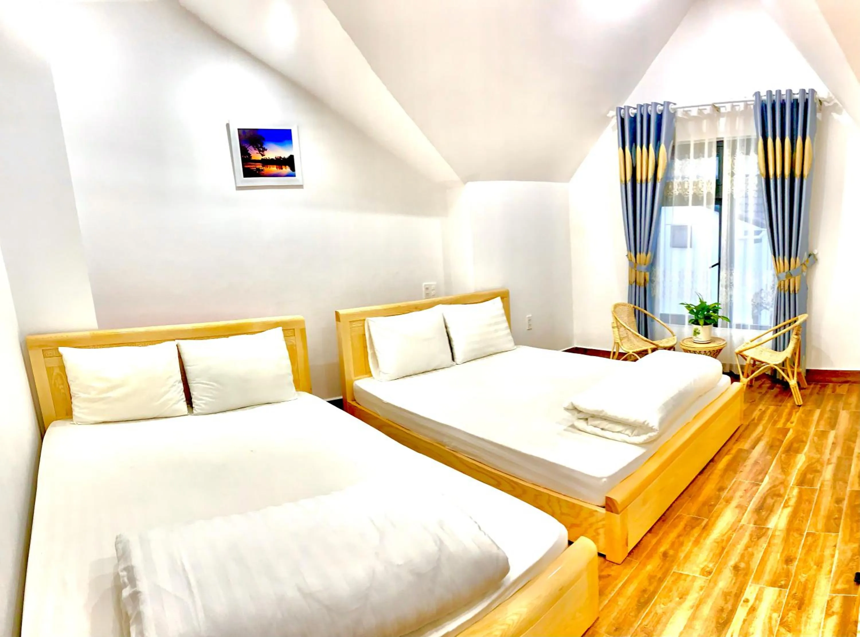 Bed in Family Homestay Dalat Casa