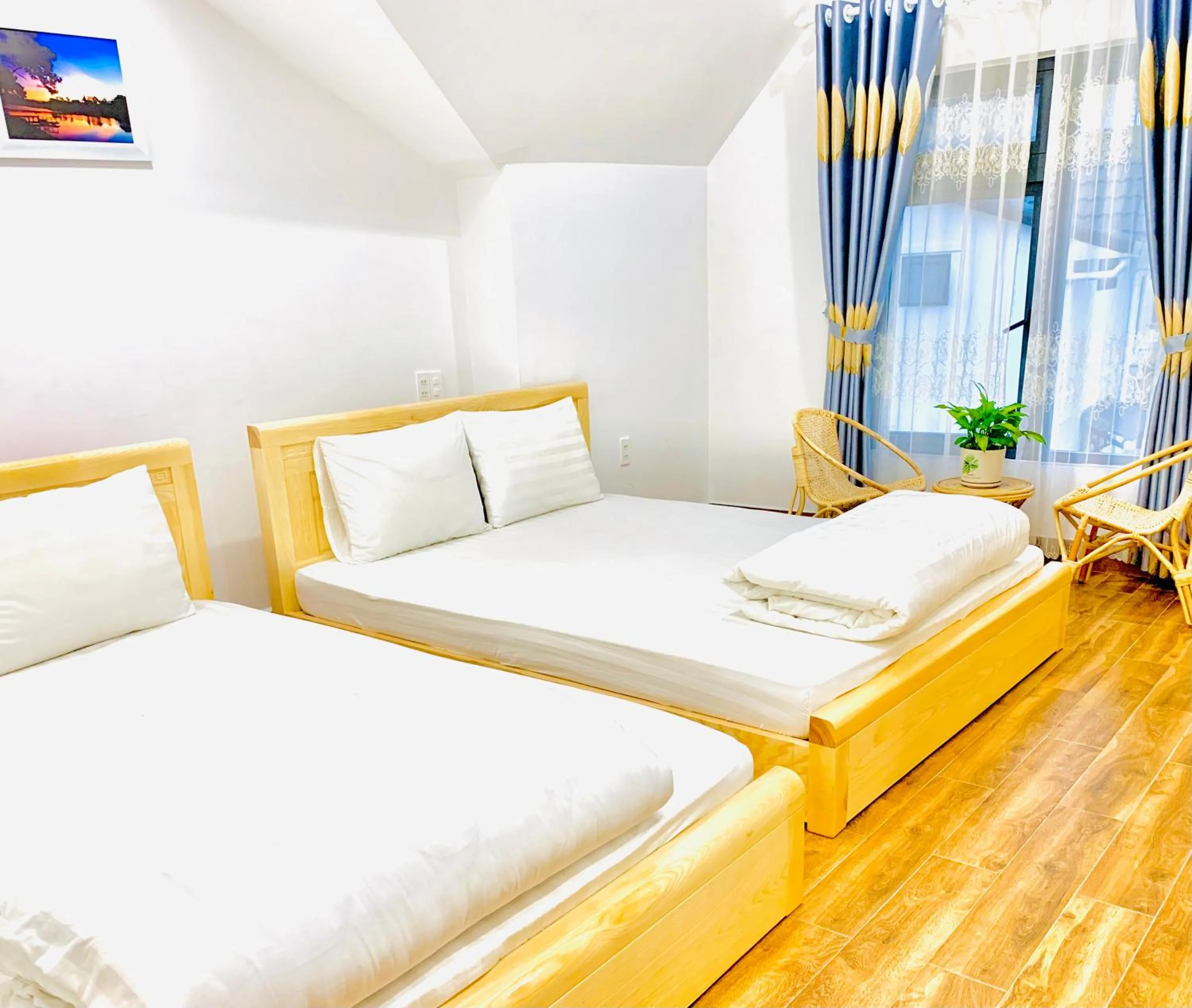 Bed in Family Homestay Dalat Casa