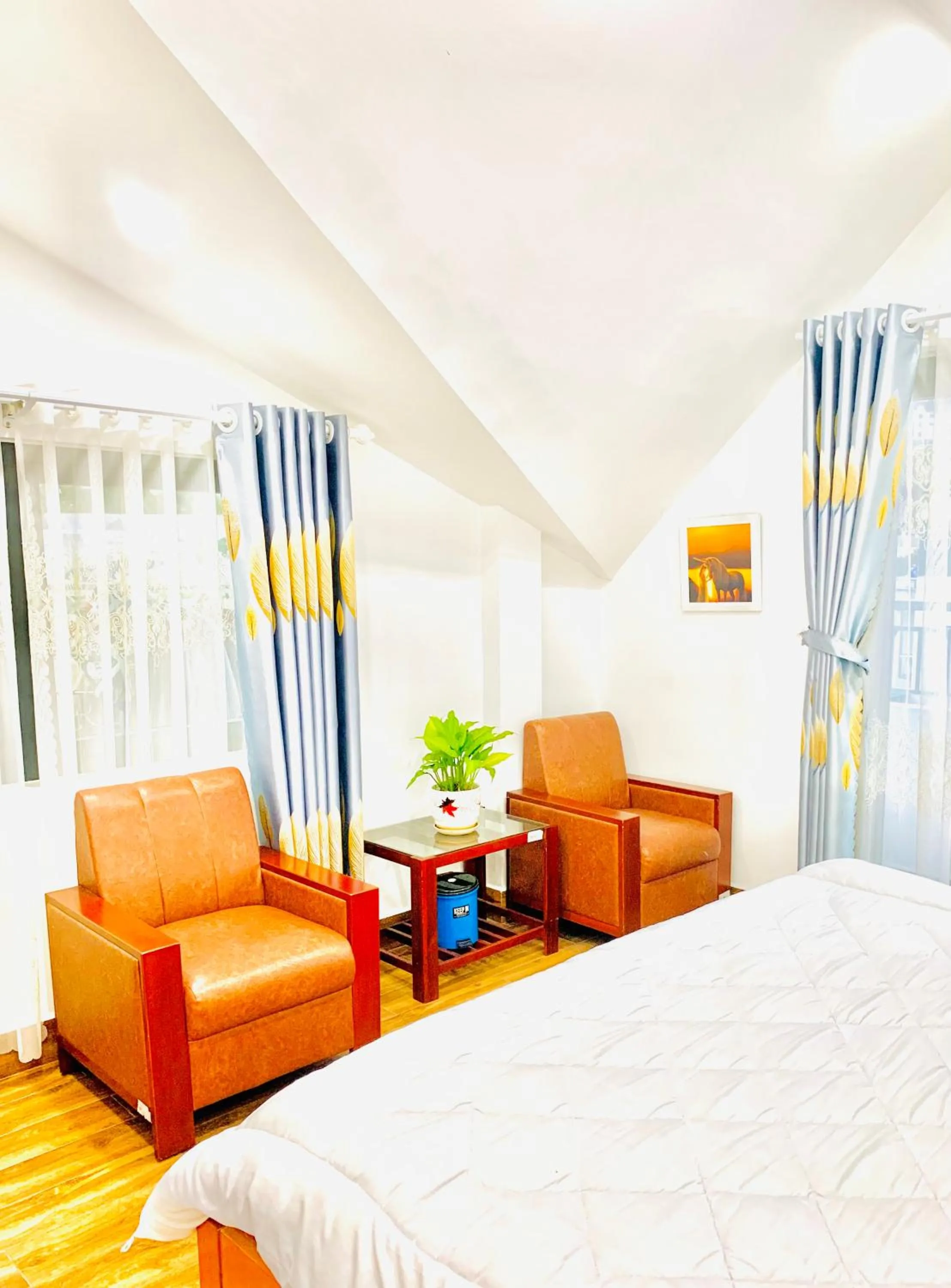 Bed in Family Homestay Dalat Casa