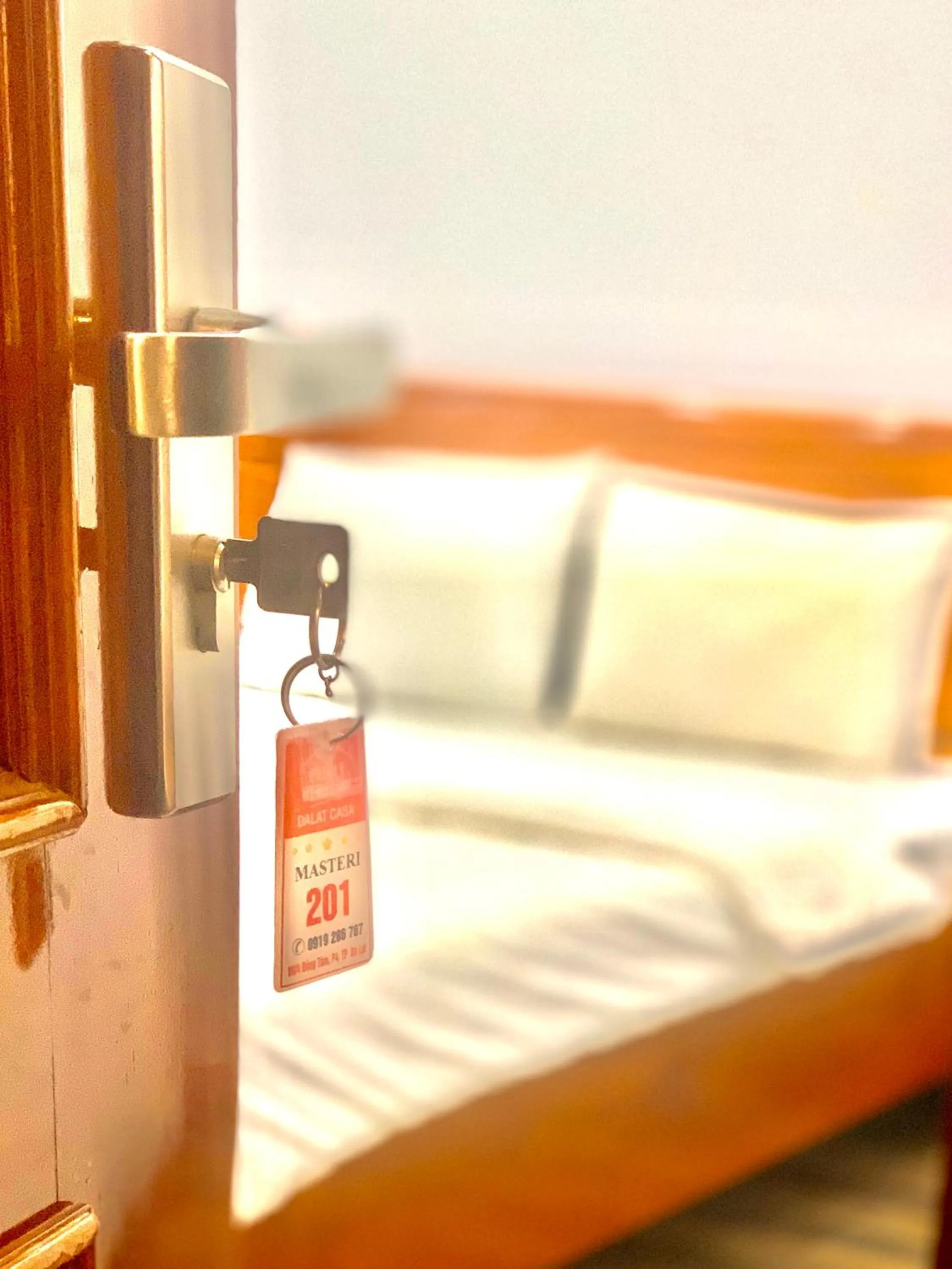 Bed in Family Homestay Dalat Casa