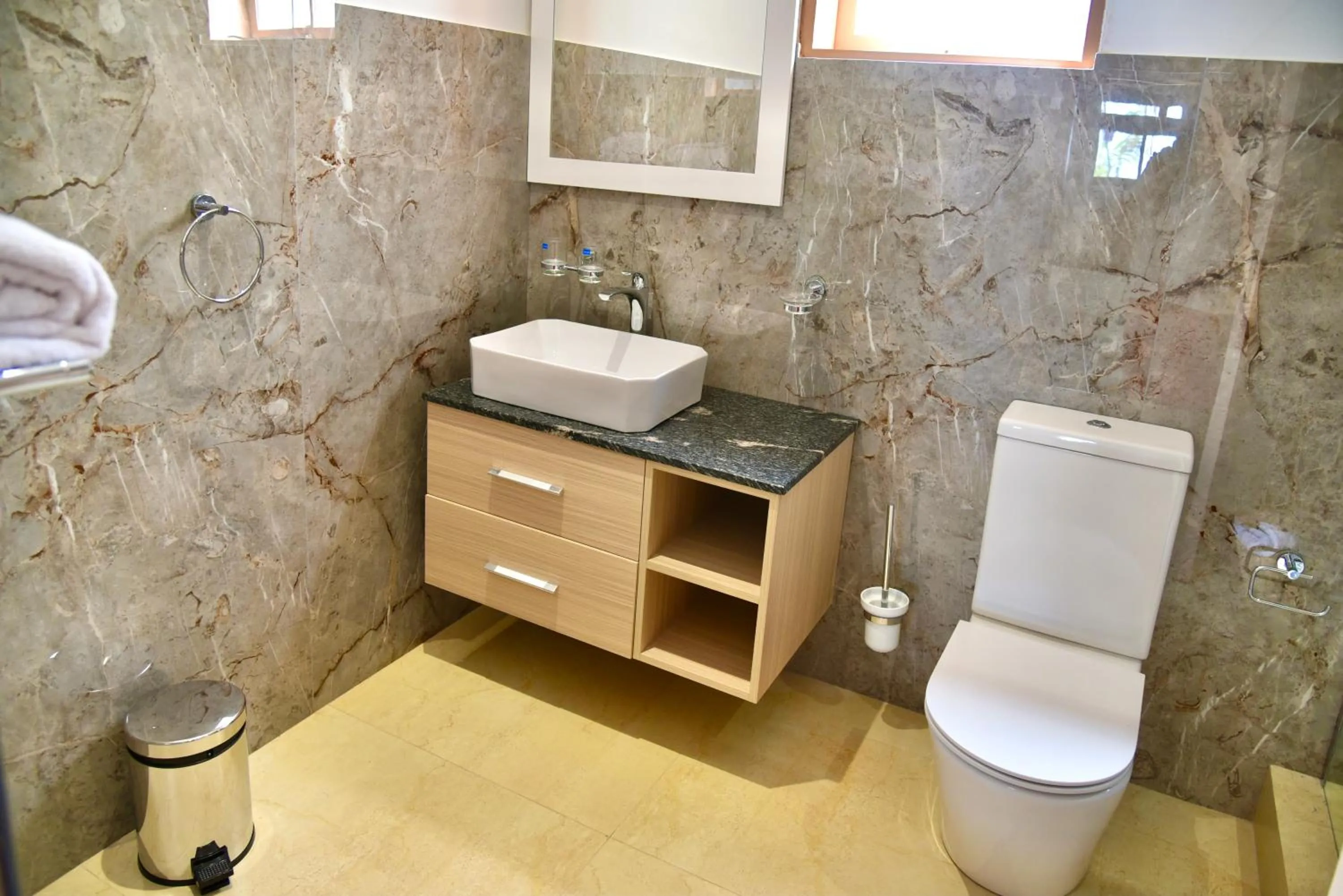 Bathroom in SEA SPLASH SELF CATERING And La Petite Maison