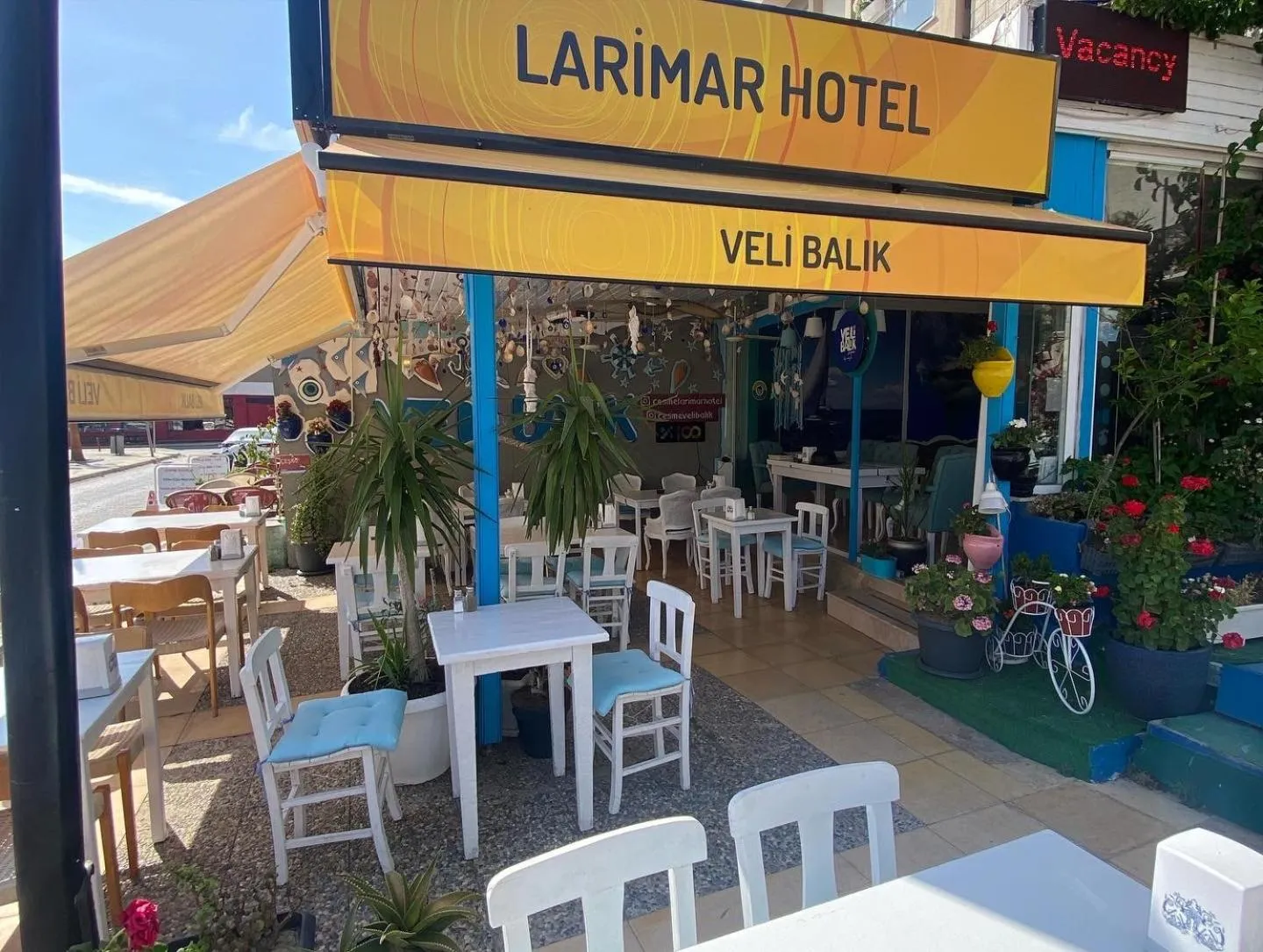 Patio in Larimar Hotel Cesme