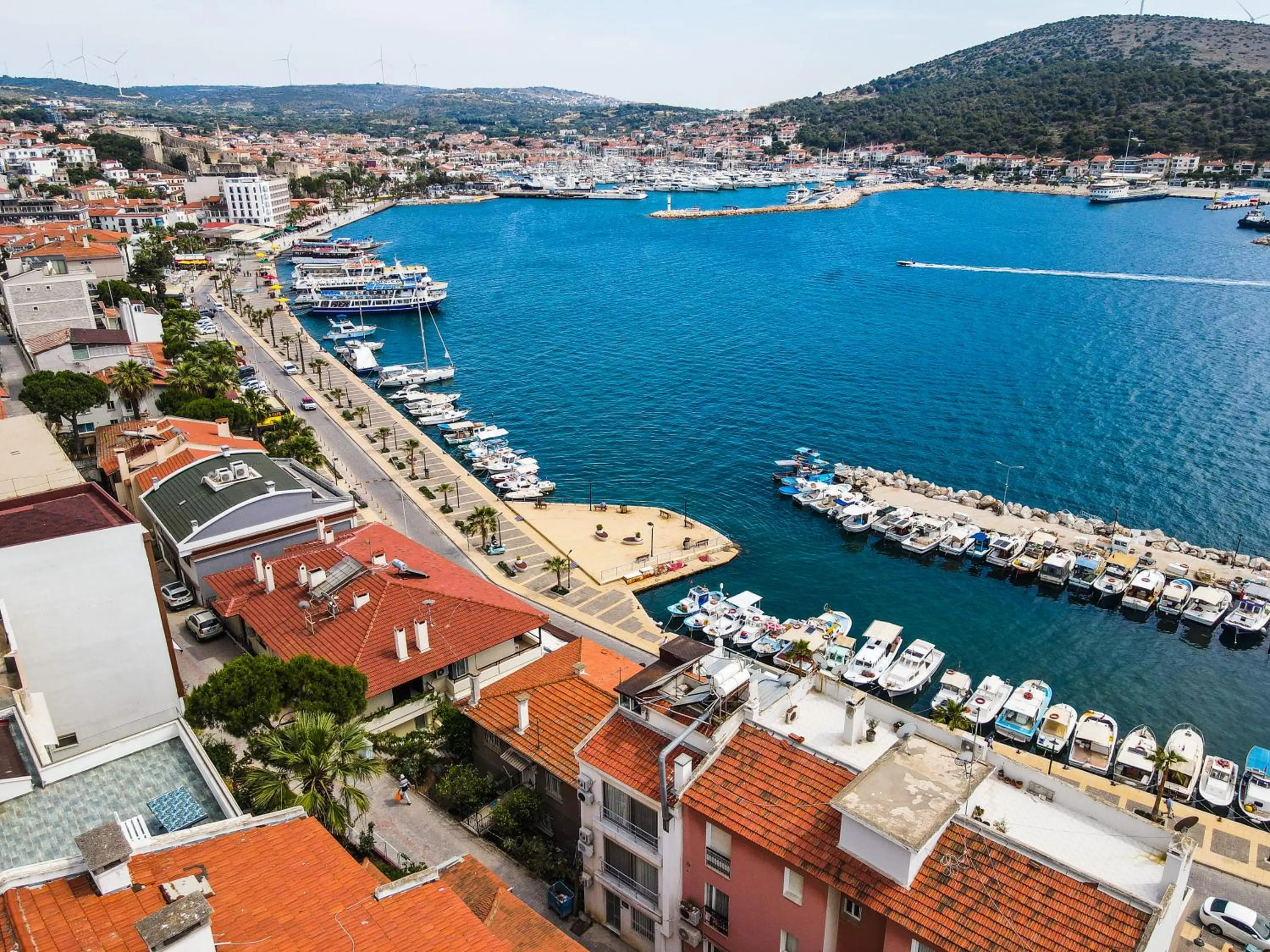 Bird's eye view in Larimar Hotel Cesme